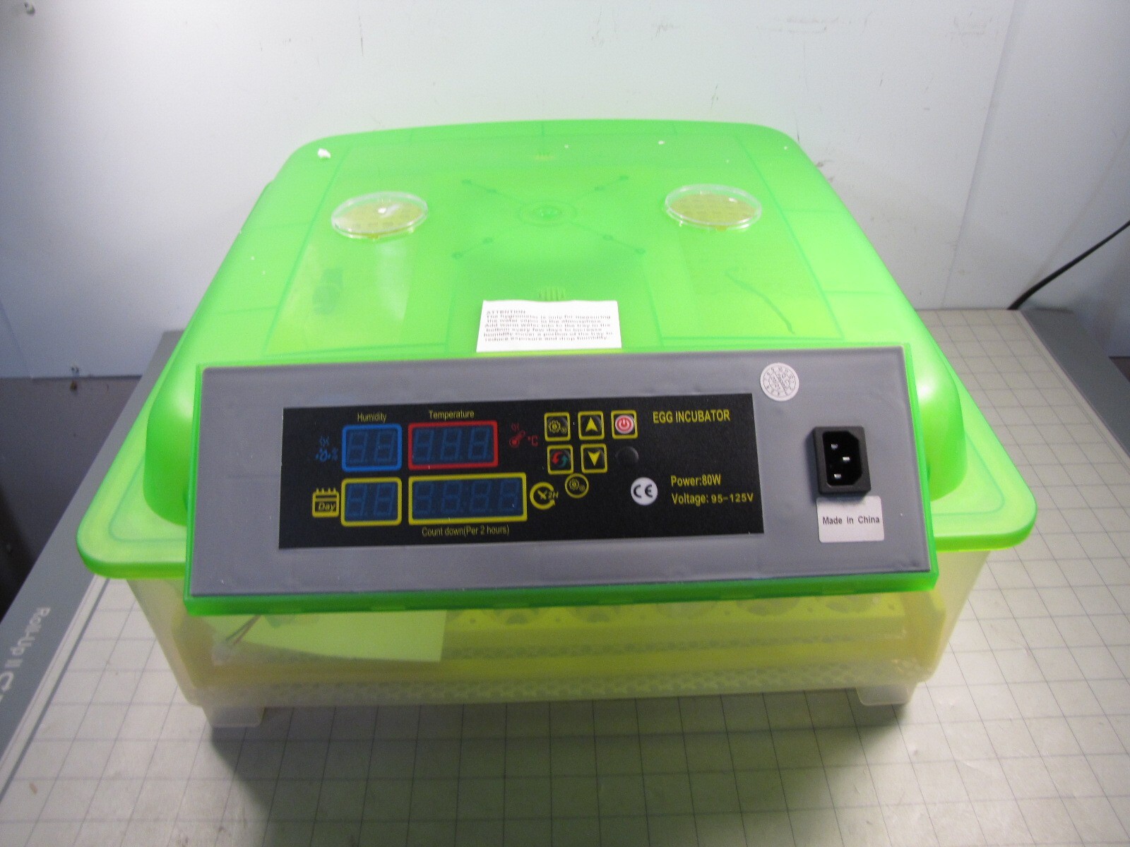 56-Egg Digital Incubator Humidity & Temperature Control Automatic Turning NEW