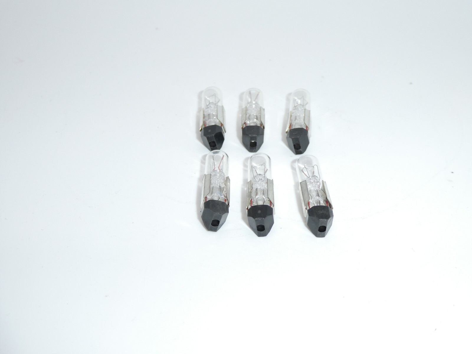 Eiko 12ESB5 12V .073A T-2 Slide Base 5 Halogen Bulbs "Lot of 6"