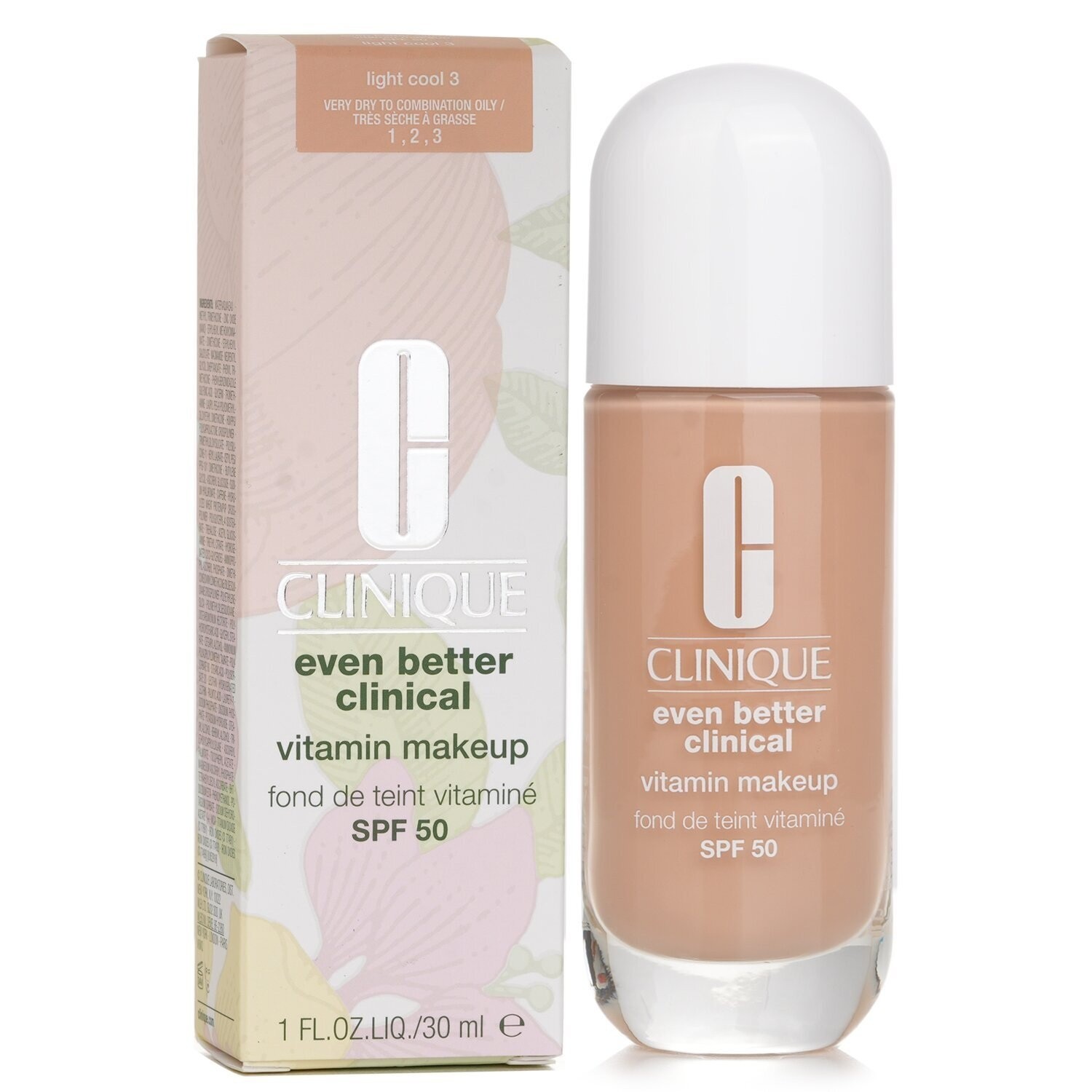 Clinique Even Better Clinical Vitamin Makeup SPF 45 Foundation 1 oz / 30 ml NIB