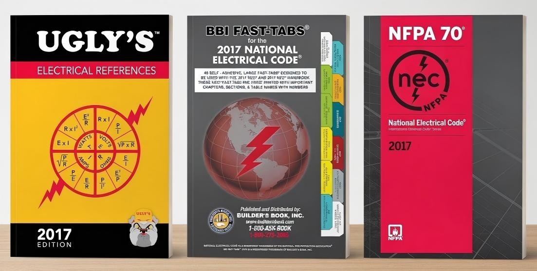 NFPA 70 2017 NEC Code Book Combo Set | Ugly’s Electrical References + BBI Tab