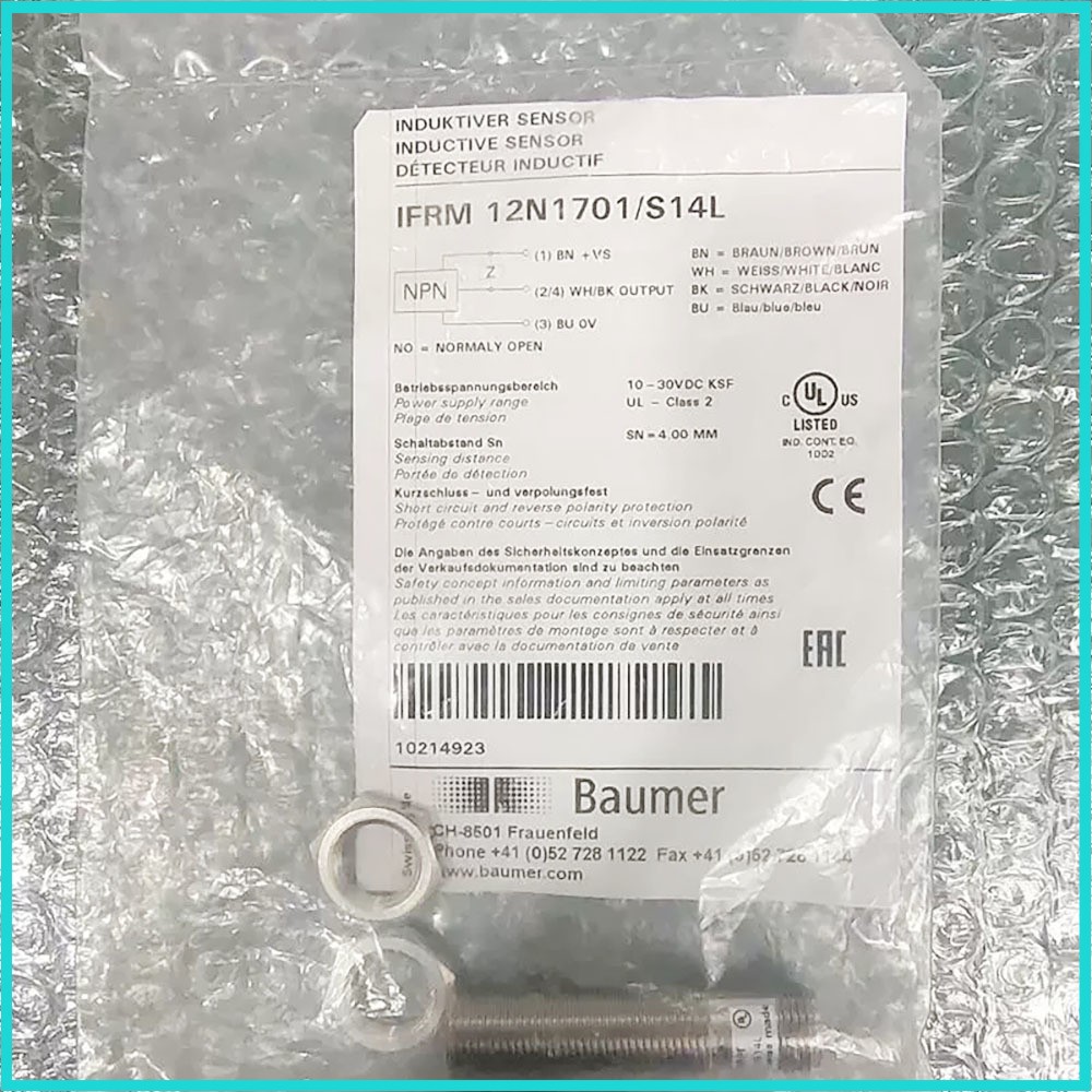 Switch BAUMER IFRM 12N1501/S14L 12N1701/L 12N1701/S14L 12P1501/S14L 12P1701/S14L