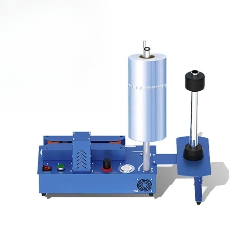Automatic Inflation of Air Cushion Bags for Shock-absorbing Packaging