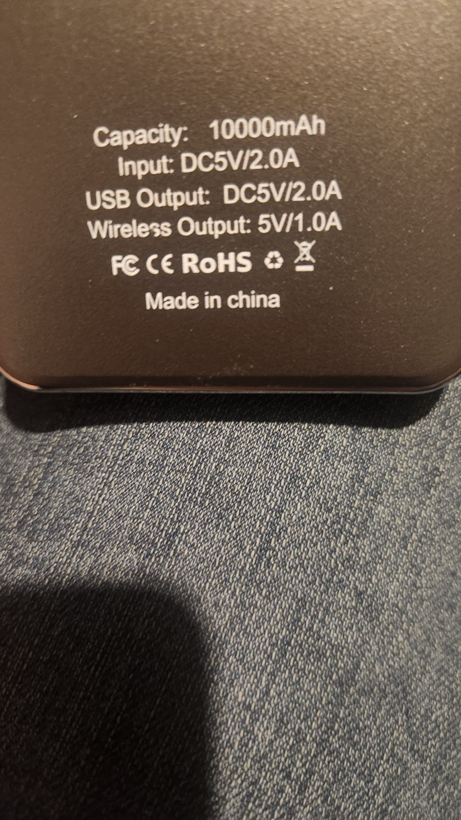 wireless 10000mah power bank charger With Multiple Plug-ins