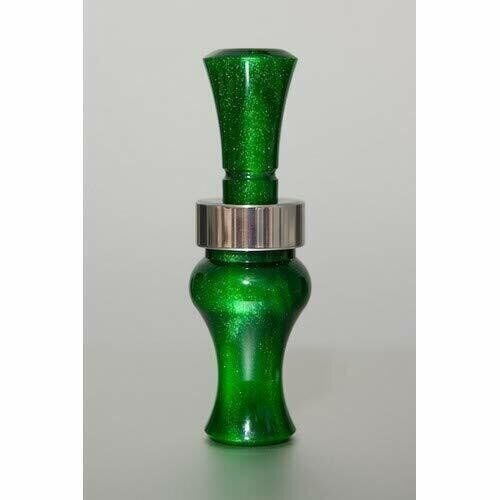 Echo Calls 79021 DRT Double Reed Acrylic Duck Call Green Pearl Mallard