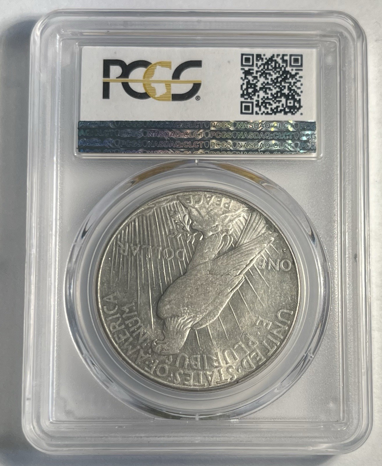 1928-S PEACE DOLLAR GRADED PCGS AU55 CAC