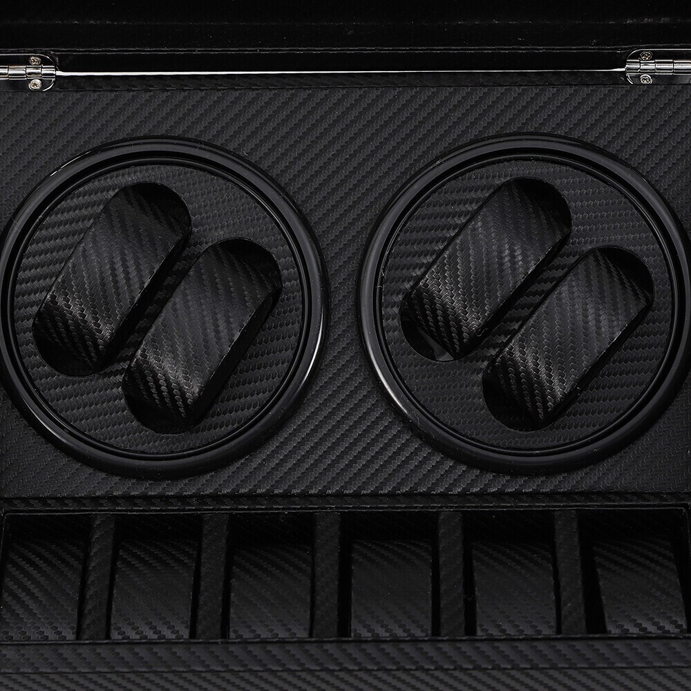 4+6 Automatic Rotation Watch Winder Box Storage Case Self Winding Display Box