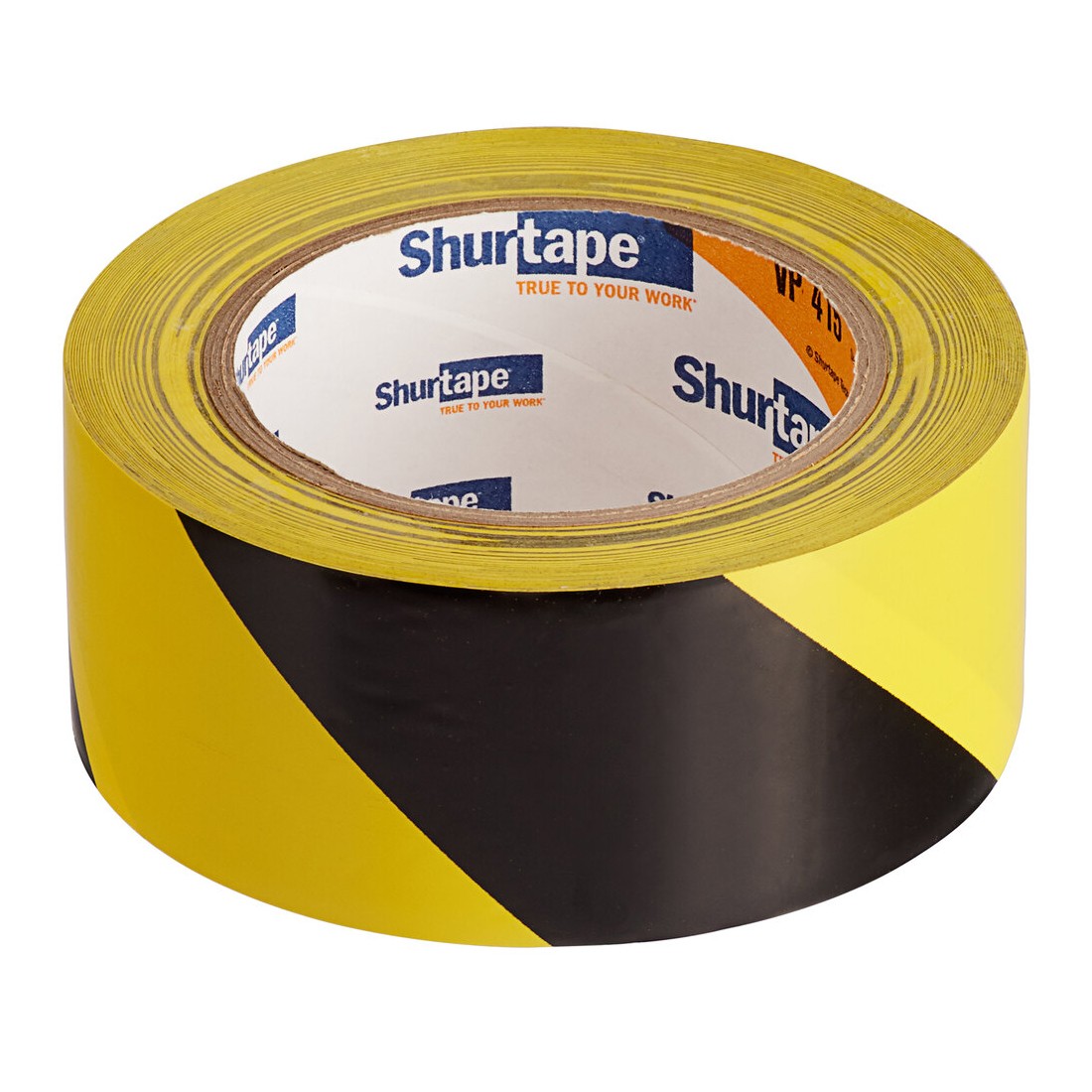 Shurtape Warning Stripe Vinyl Film Tape [SPVC] (VP-415): 2 in. x 36 yds. (Yellow