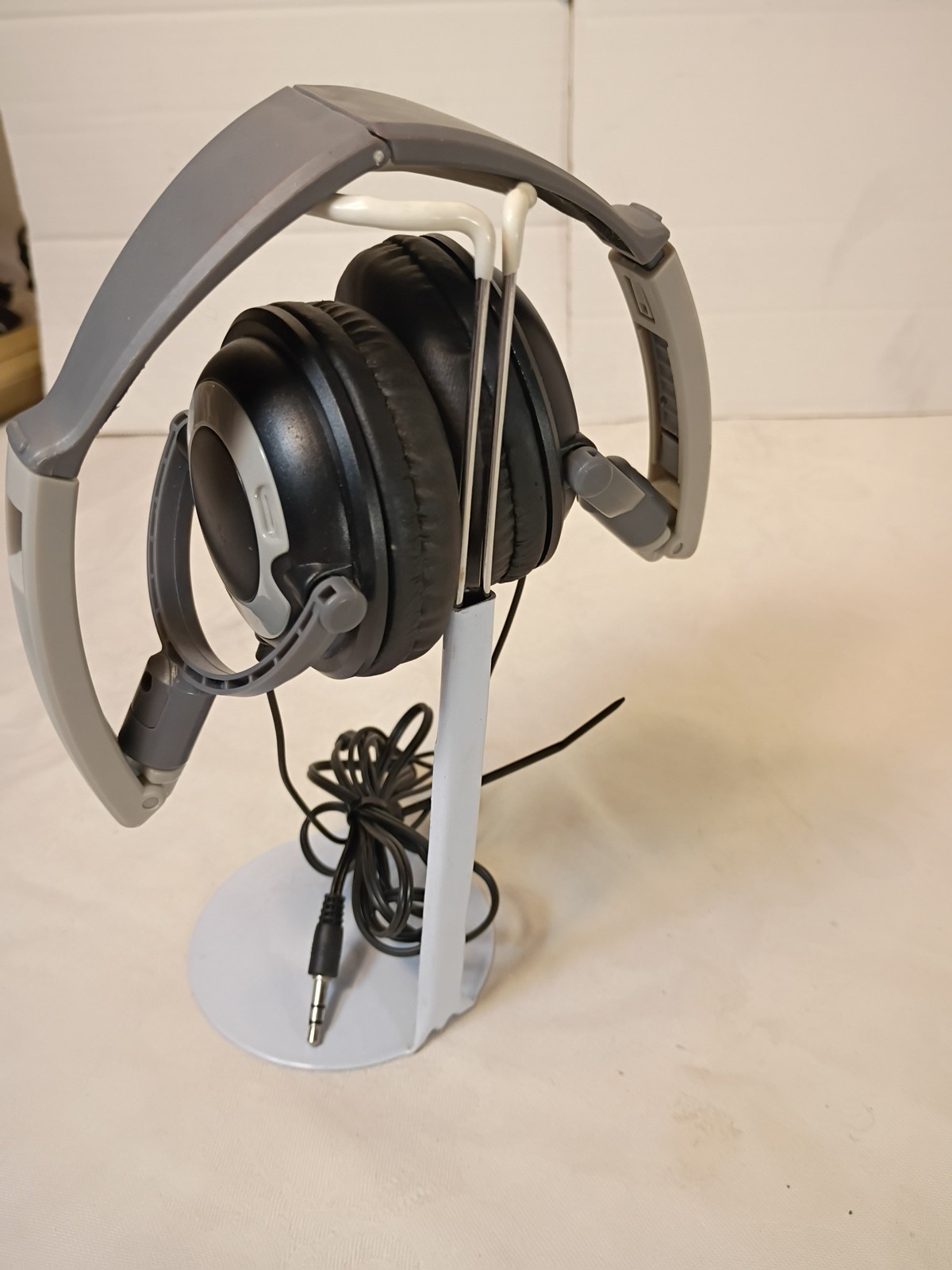 Black And Gray, Adjustable, Corded Headset