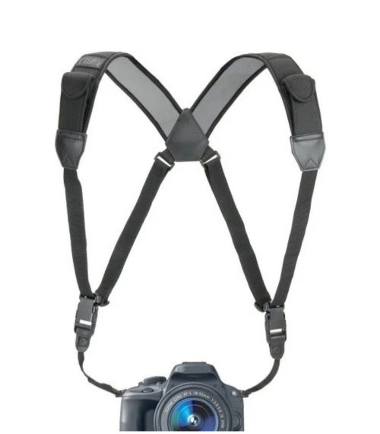 USA Gear GRCMHS0100BKEW  TrueSHOT Harness Strap For Camera Weight Distributing