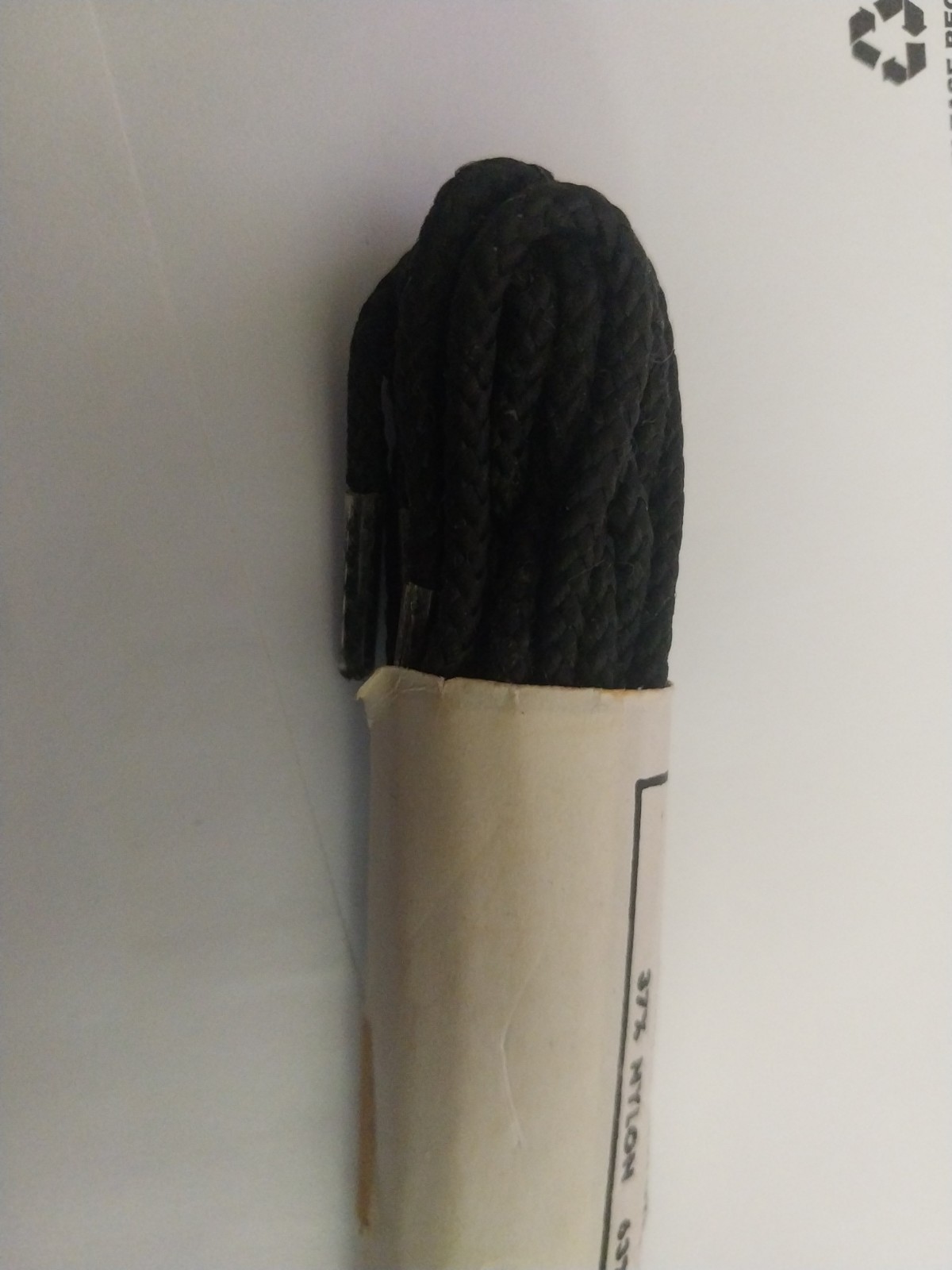 1 pr - 72" Black Nylon Paratroop Boot Laces