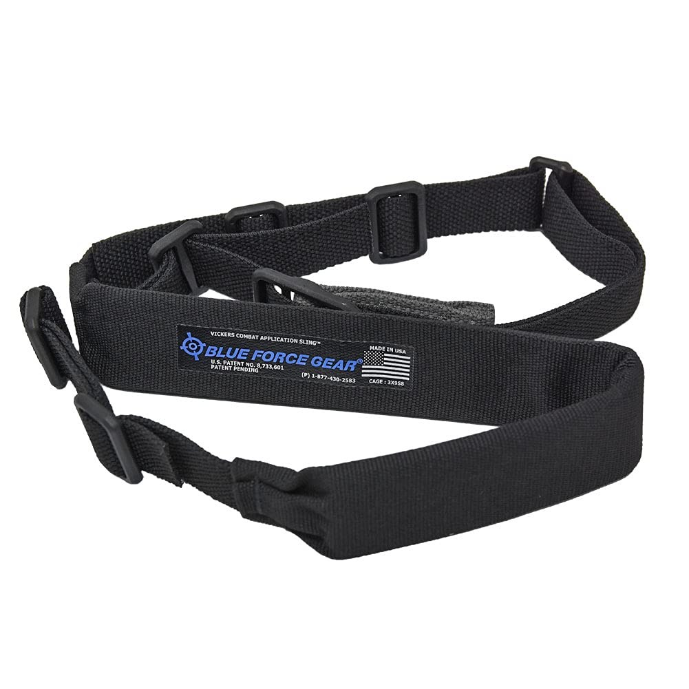Blue Force Gear Vickers 2-Point Padded Combat Sling - Black (BLFVCAS-200-OA-BK)