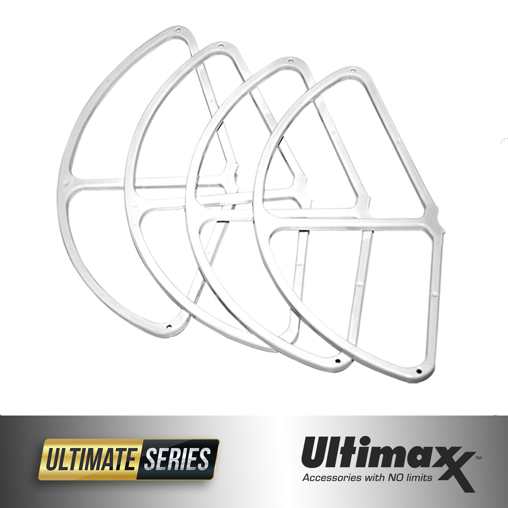 4x White DJI Phantom 4 Quick Release Props Propeller Guards Bumper Protectors
