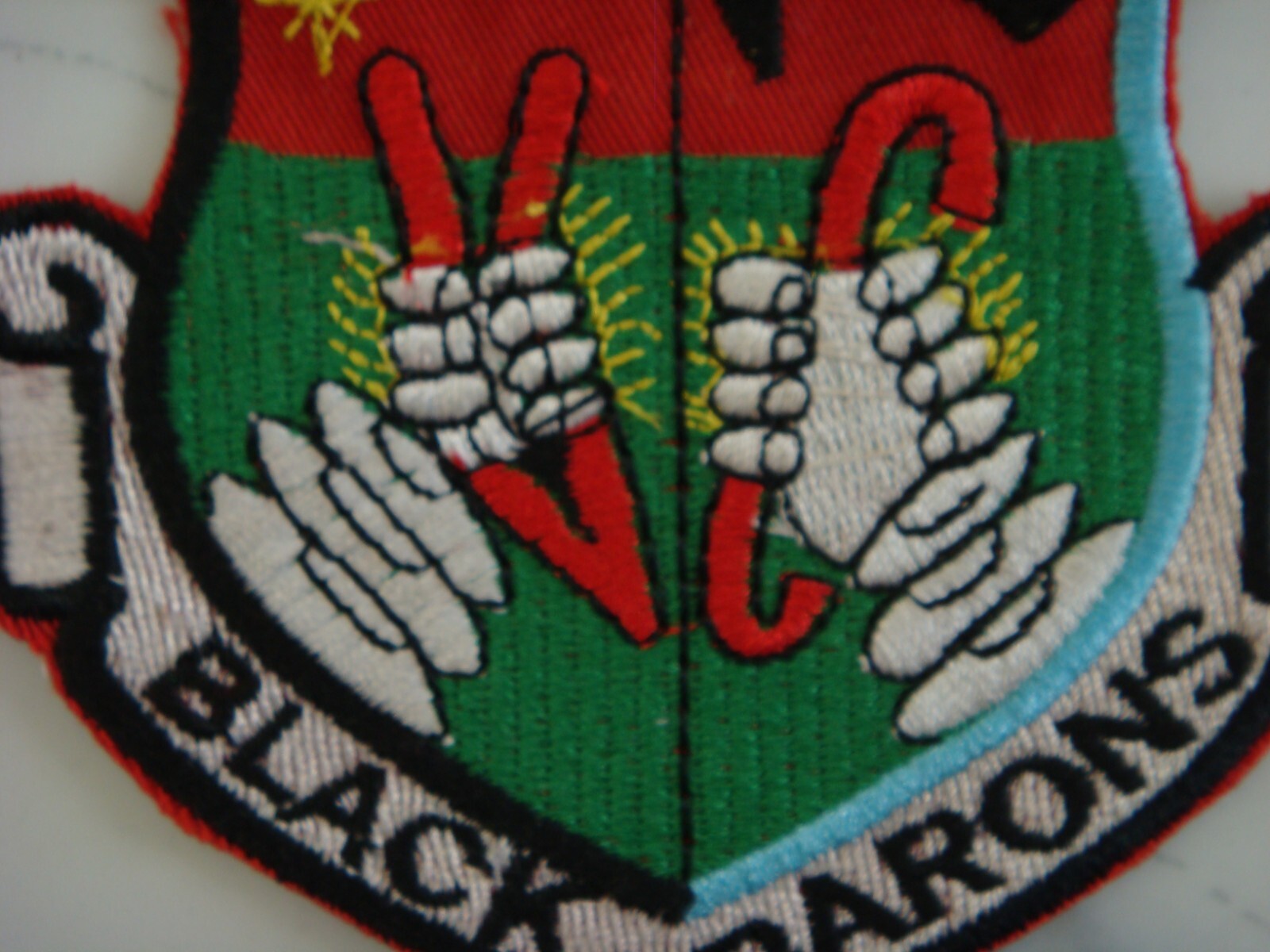 USAF 4133rd BOMB WINGS " BLACK BARONS ", VIETNAM WAR PATCH