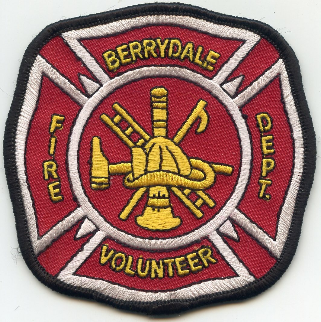 BERRYDALE FLORIDA FL VOLUNTEER FIRE PATCH