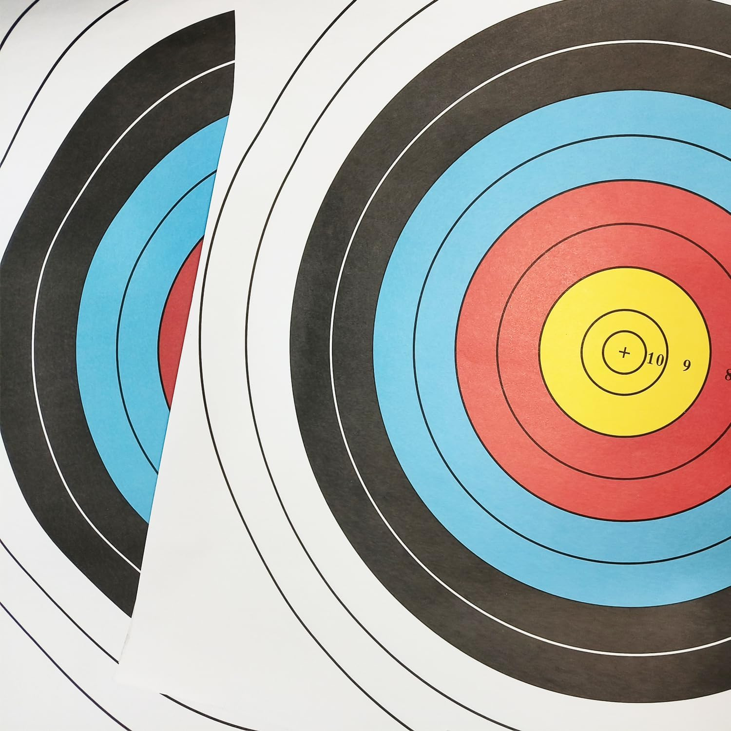 Archery Targets Paper for Backyard 30/50Pcs Standard Archery Target 40Cm 10 Ring