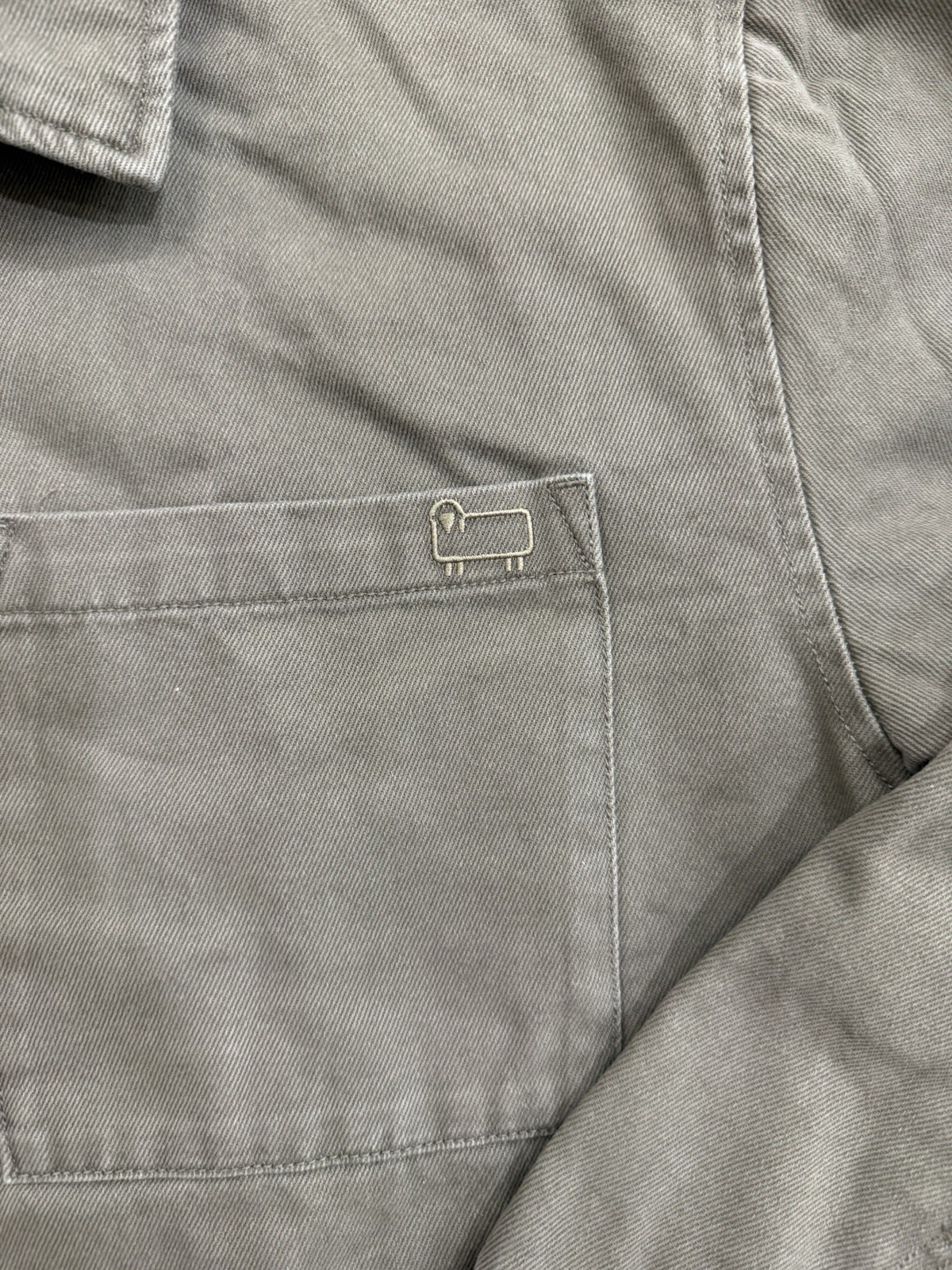 NWT Men's Woolrich Tall Twill Shacket Olive Green Size Medium