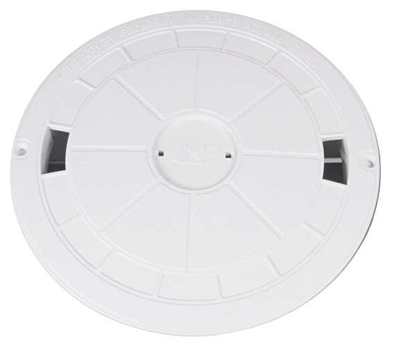 Swimming Pool Skimmer Deck Lid Cover White Hayward Swim-Quip Sta-Rite U3 9-7/8