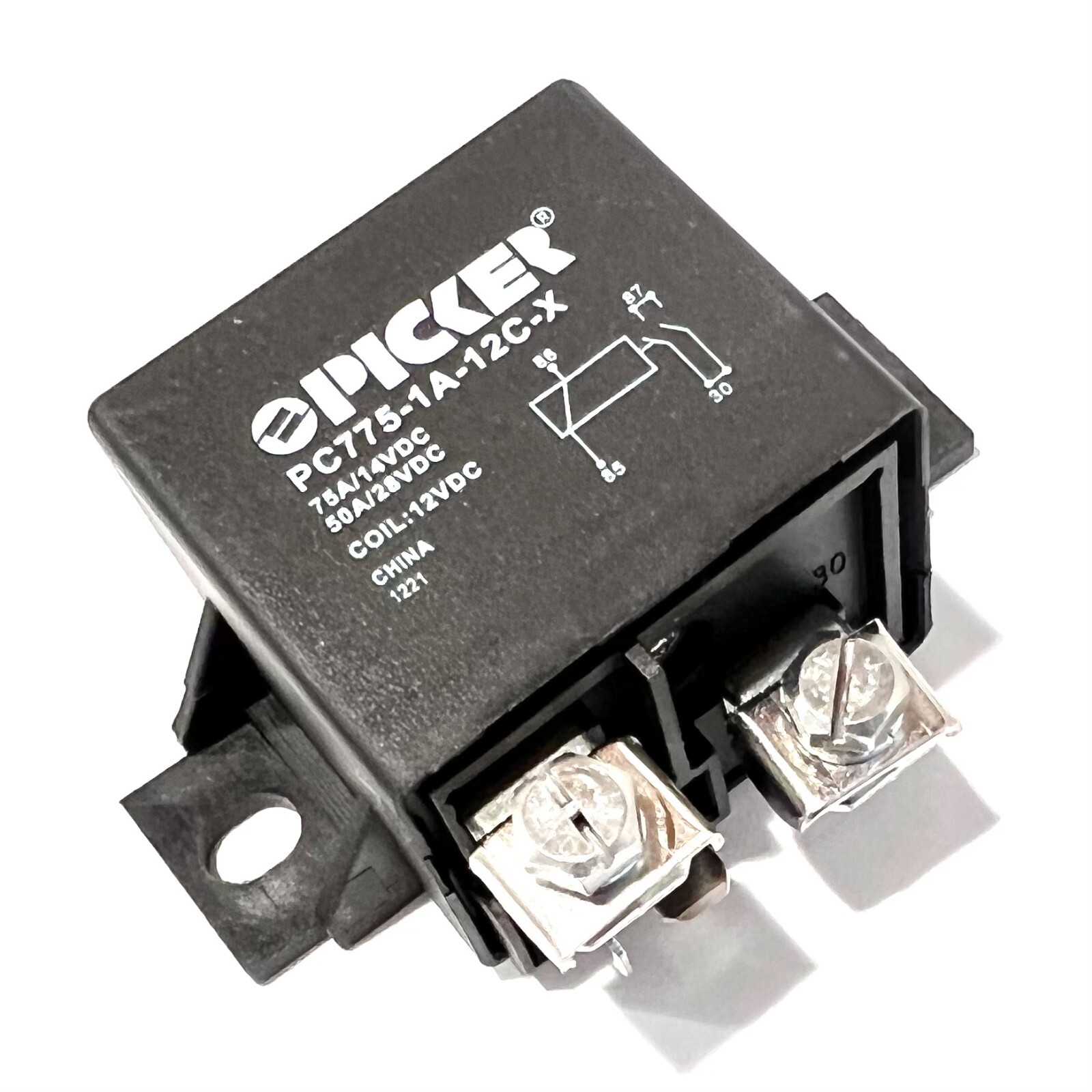 PC775-1A-12C-X | 75 Amp 12 VDC Automotive High Current Power Relay 332002168