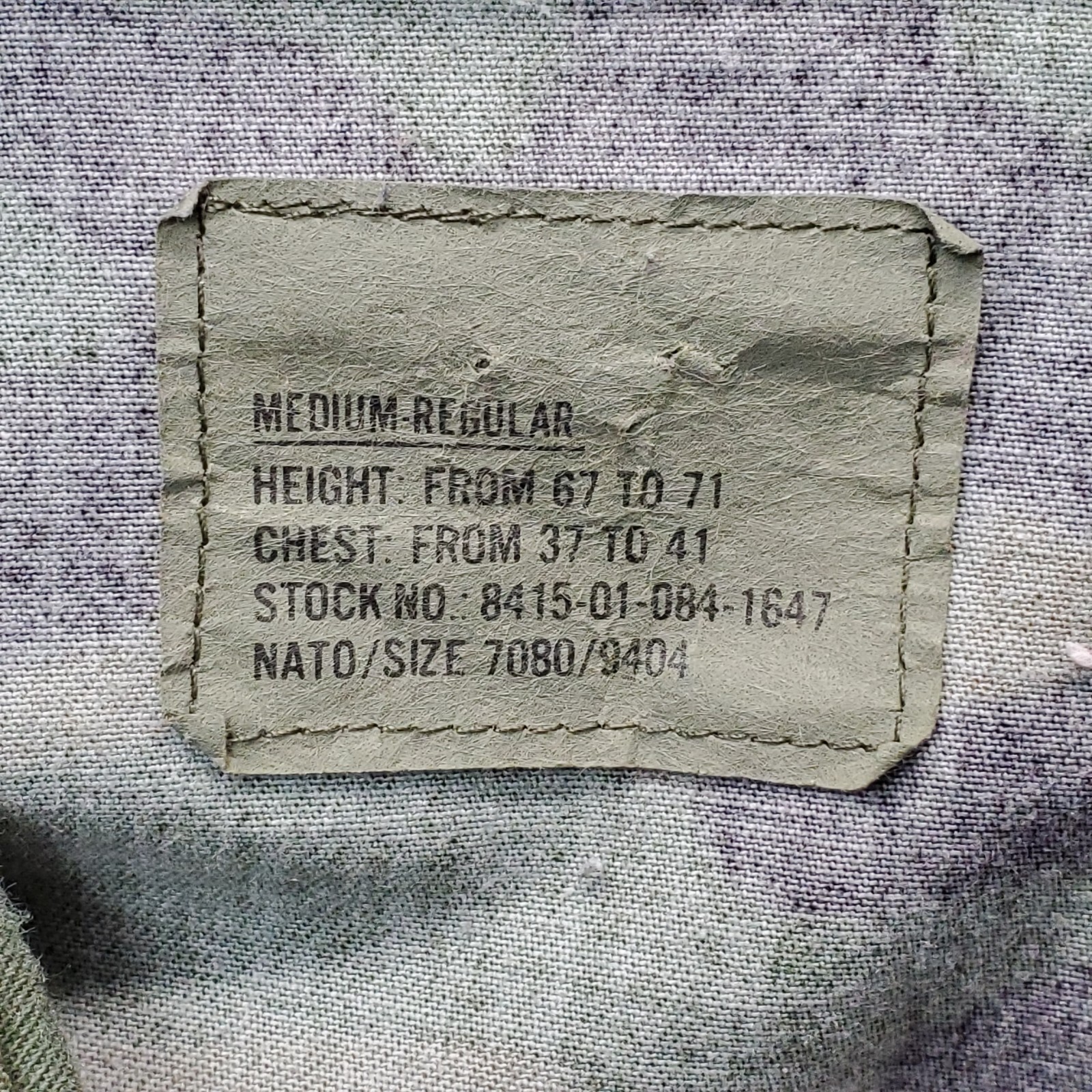 US Army Jacket Men Medium Multi Woodland Camouflage Utility Pockets Button Front