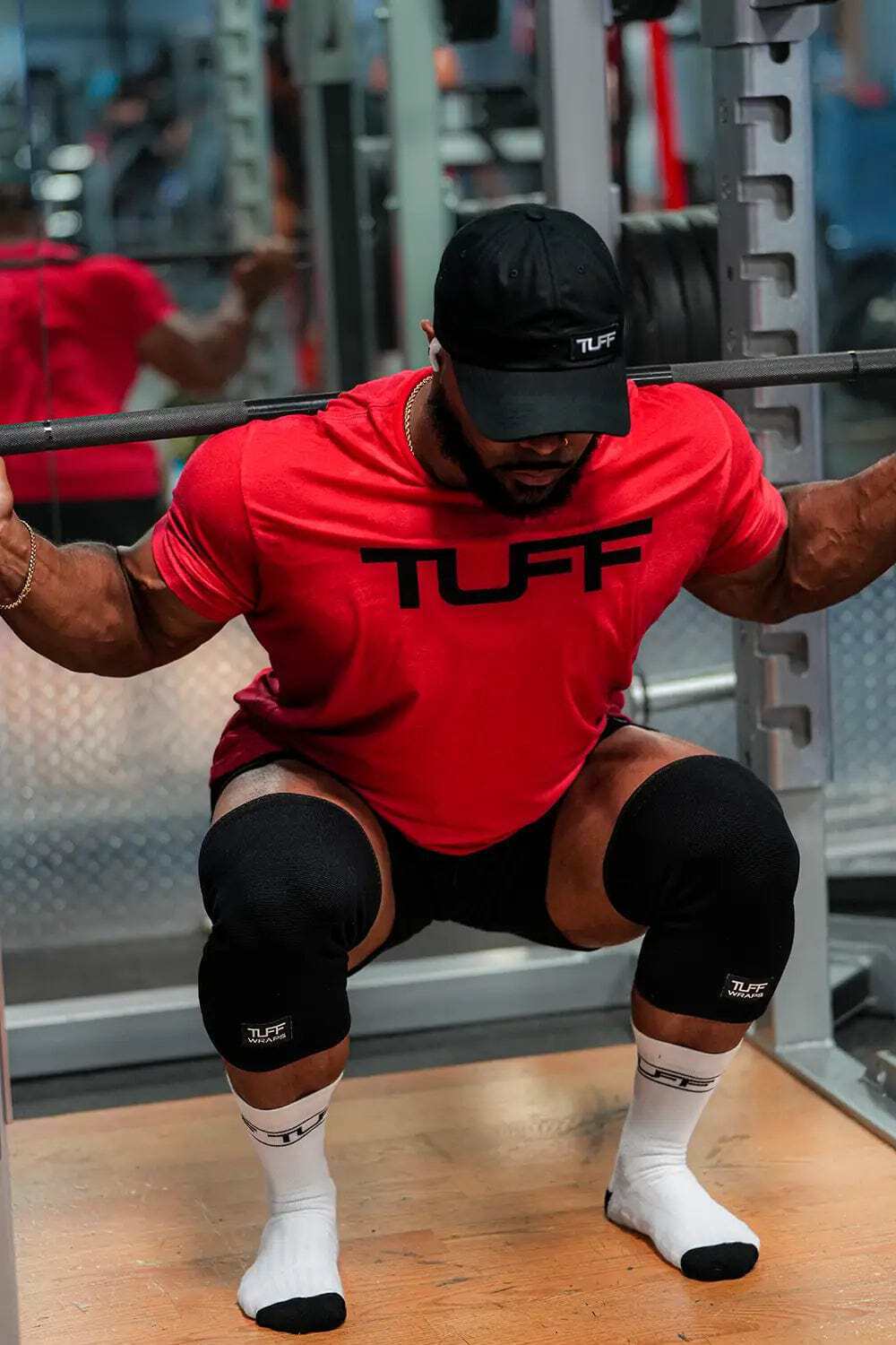 TUFF Double Ply Knee Sleeves All Black (pair)