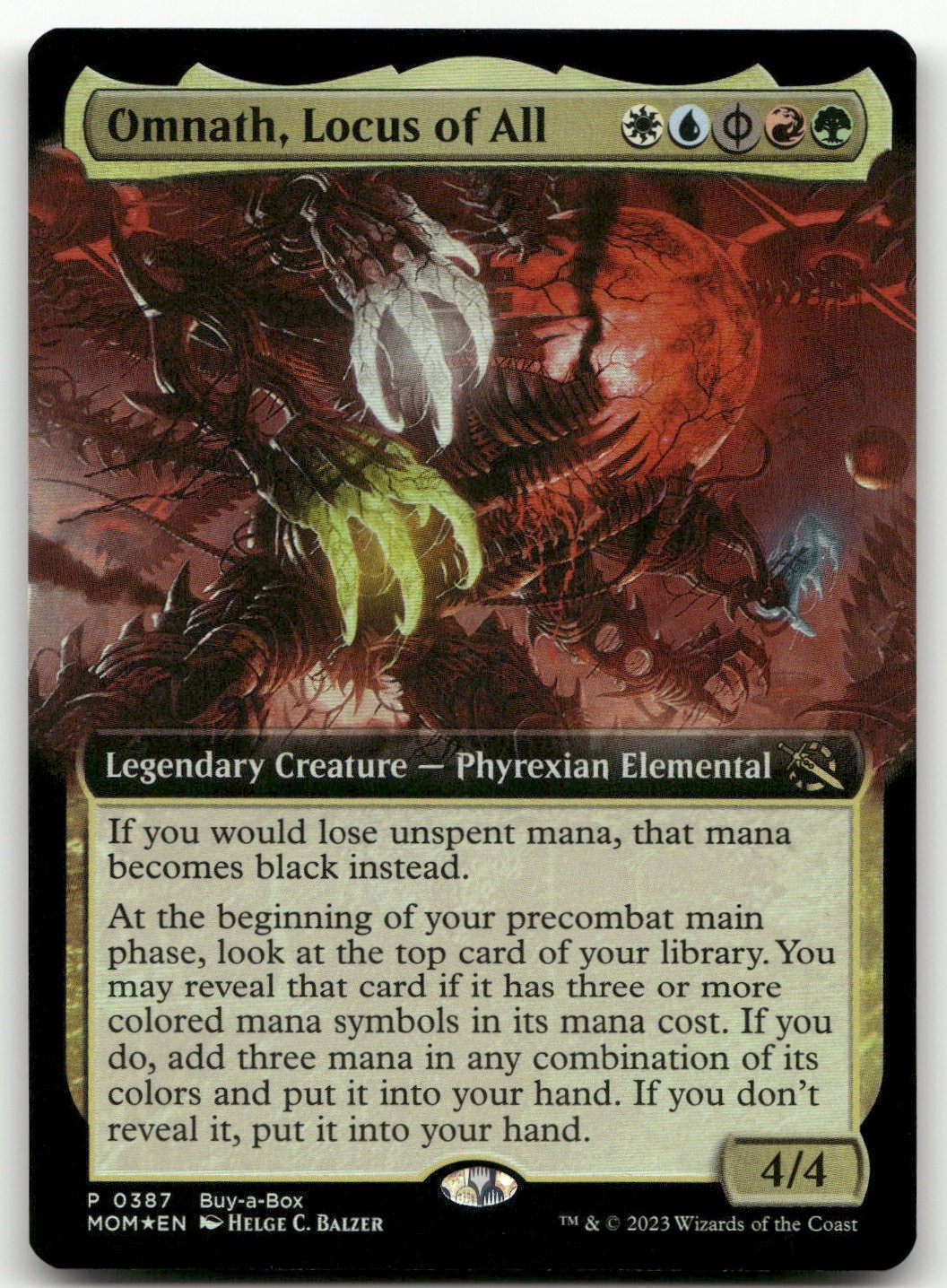 Omnath, Locus of All #387 (Foil) (NM) Buy-A-Box Promos BABP Magic MTG