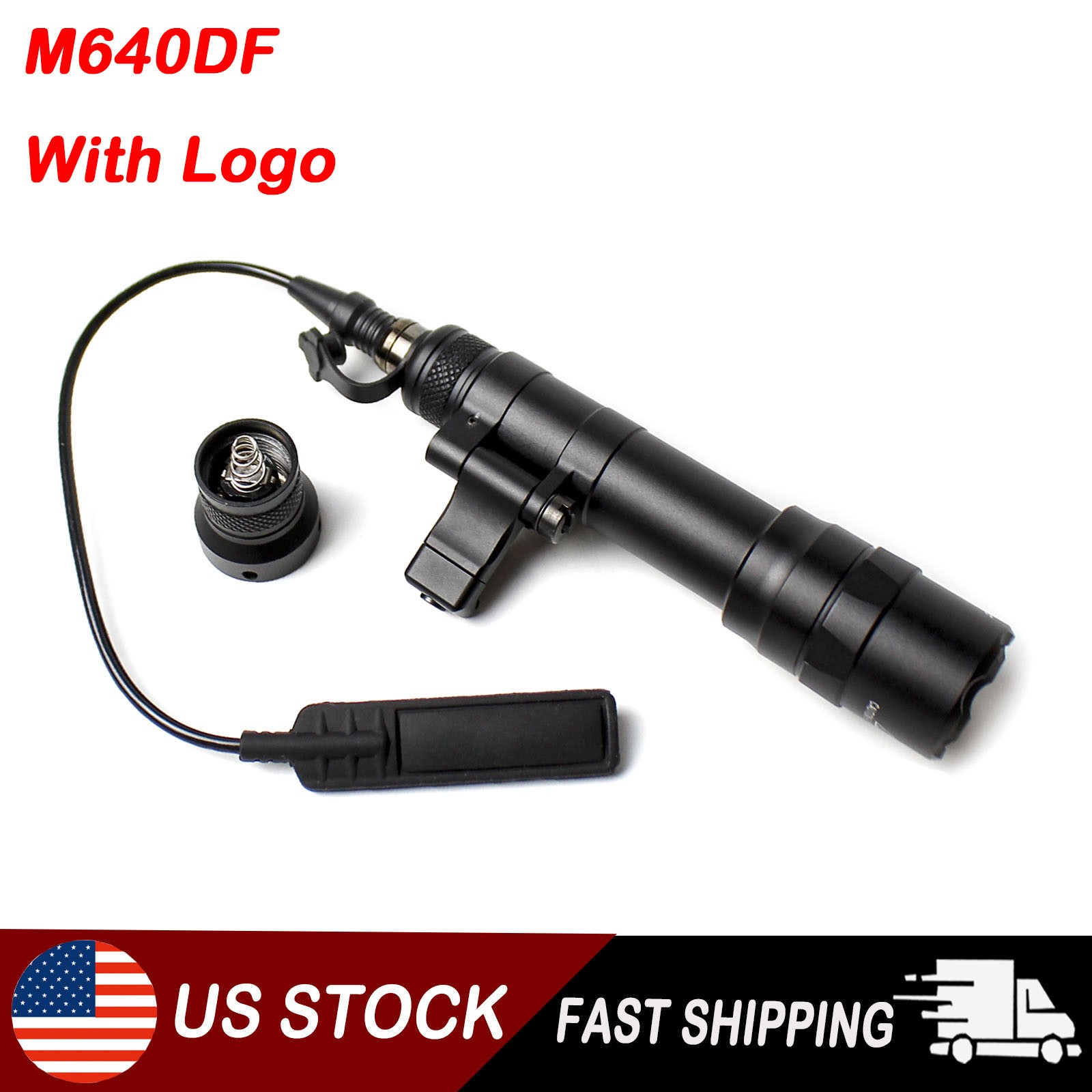 M640DF Dual Fuel Flashlight Output 1200 Lumen Rifle Offset 20MM Rail Weaponlight