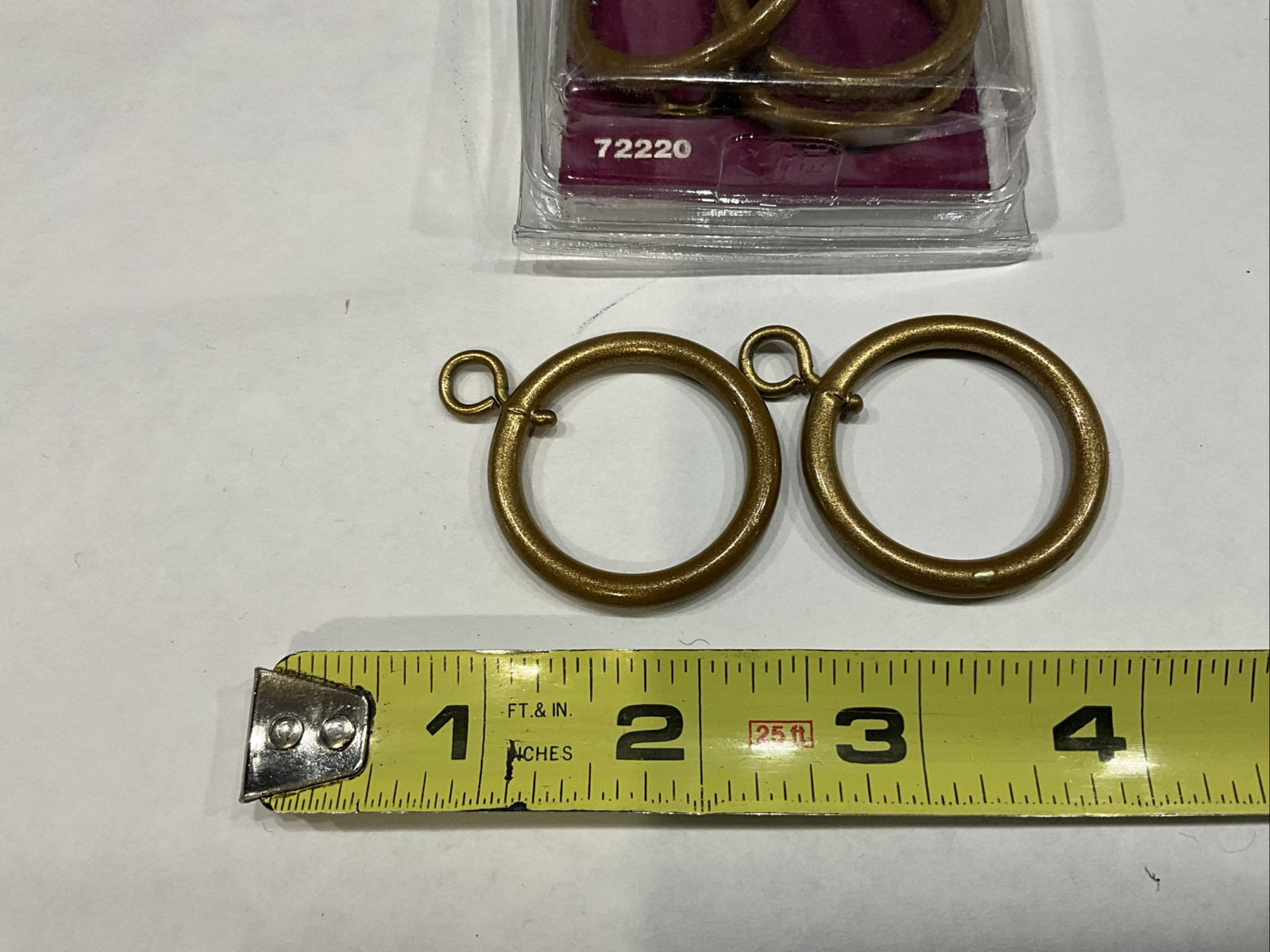 Kitchen Decorative Ring 1 Inch Inside Diameter Copper Bronze Set Of 7