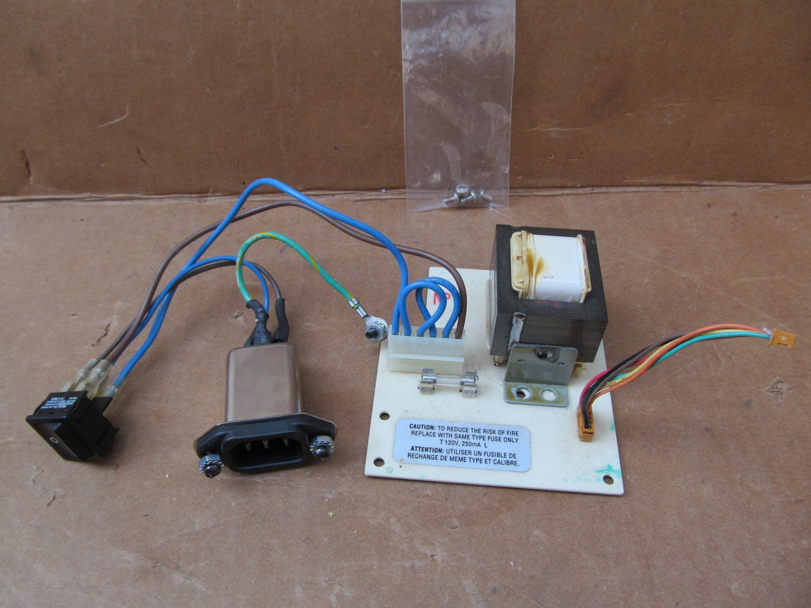 Alesis QS7 keyboard parts: Power supply 120V AC input