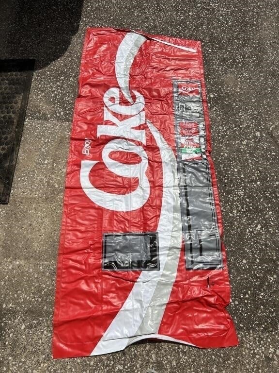 Vintage Coca-Cola Vending Machine 6FT Pool Float Inflatable Coke Promo Rare