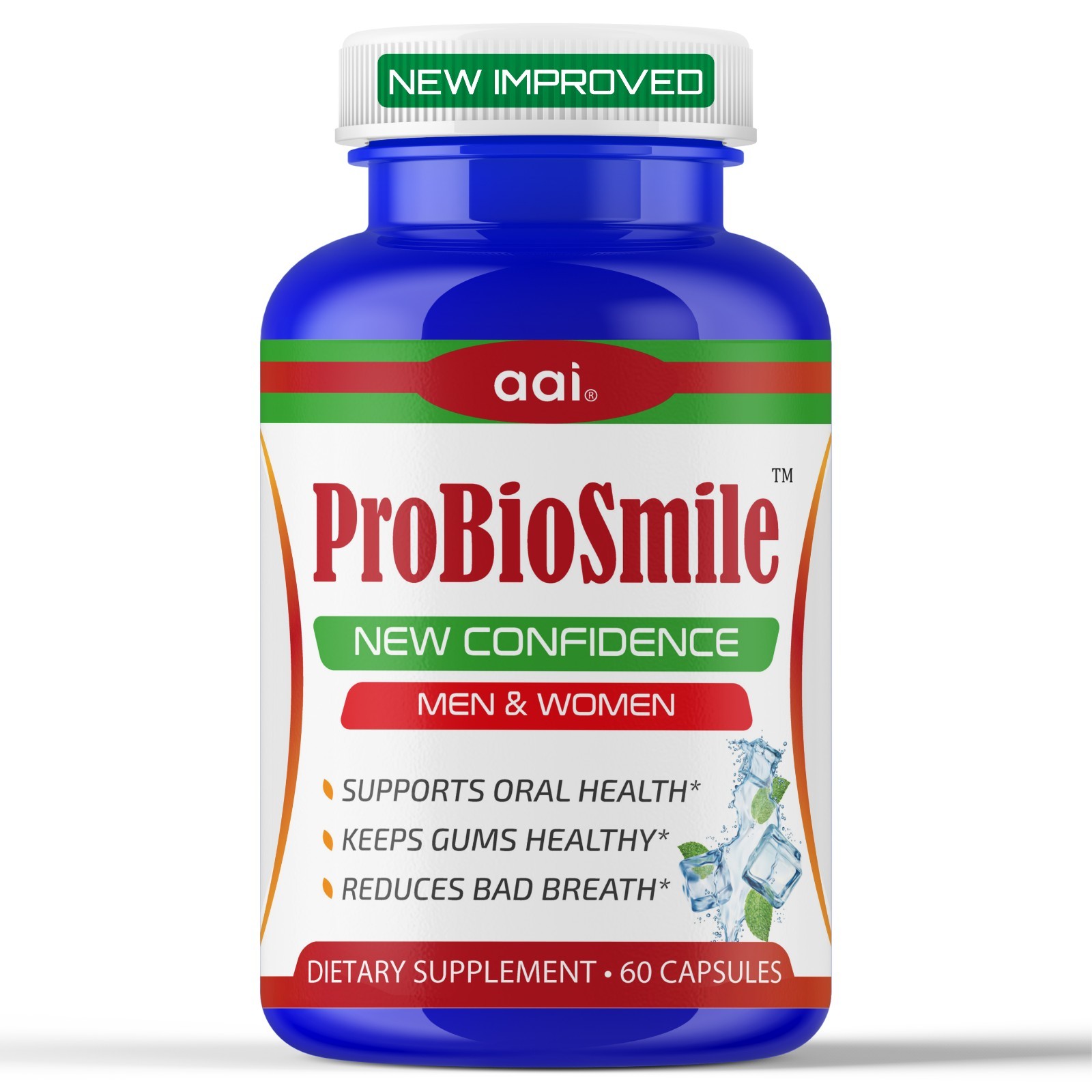 Dental Probiotic for Bad Breath & Gum Care - Boosts Oral Health & Fresh Breath60