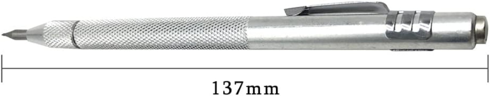 2-Pack Tungsten Carbide Scriber Set with 12 Replacement Tips & Magnetic Closure