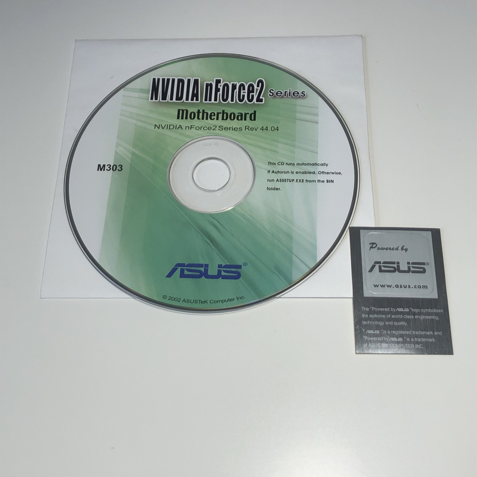 Asus NVIDIA nForce2 Series Rev 44.04 Motherboard Software Drivers Installation +