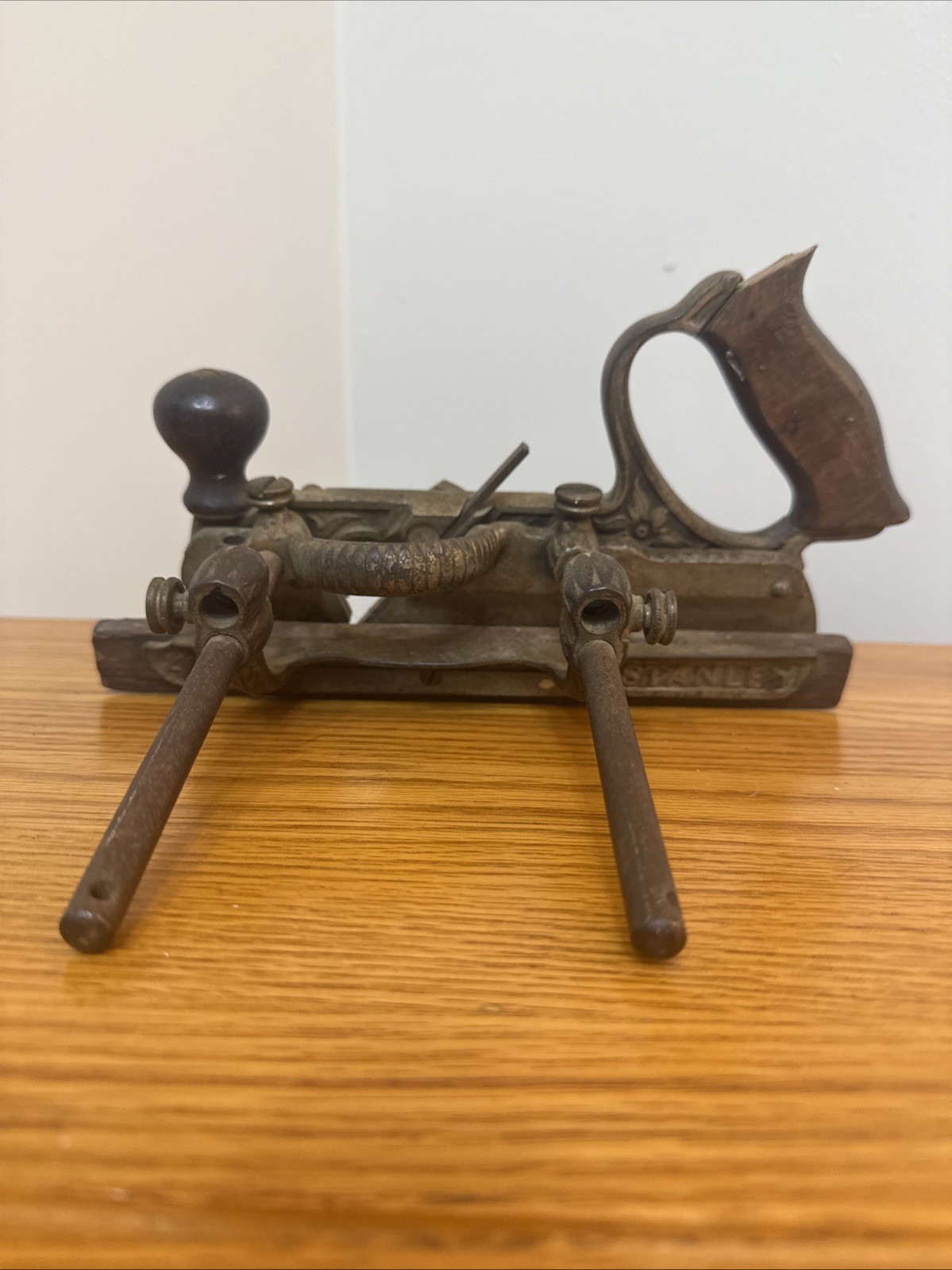 ANTIQUE VTG STANLEY NO. 45 COMBINATION PLANE BRASS PAT. 1884 TOOL