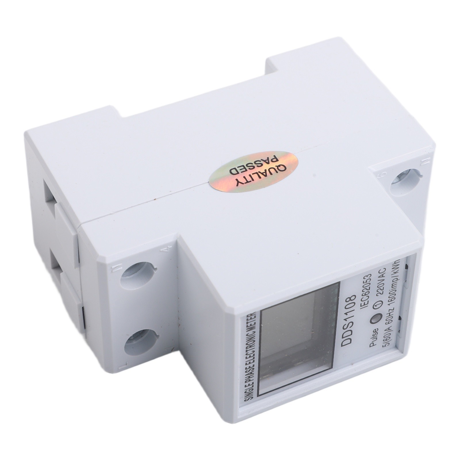 Energy Meter DDS1108 1-Phase 220V LCD Display for For Din Rail Mounting