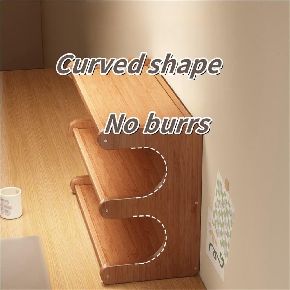 Desk Shelf Bookshelf for Desktop Organization Table Shelf Organizer Storage Rack