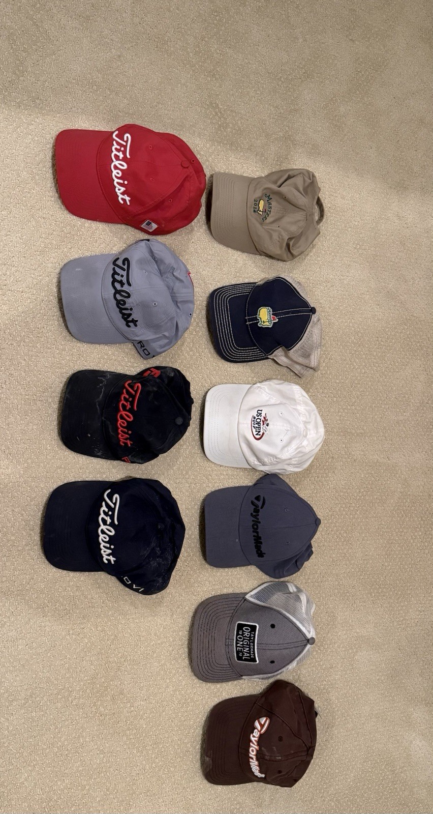 Assortment Of Golf Hats