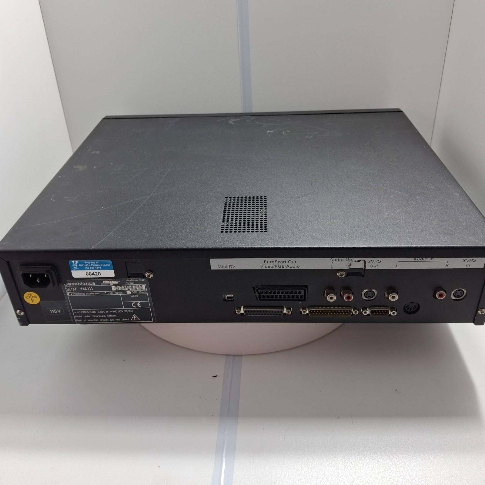 MacroSystem Casablanca Classic digital video editor - Powers on & Basic Tested
