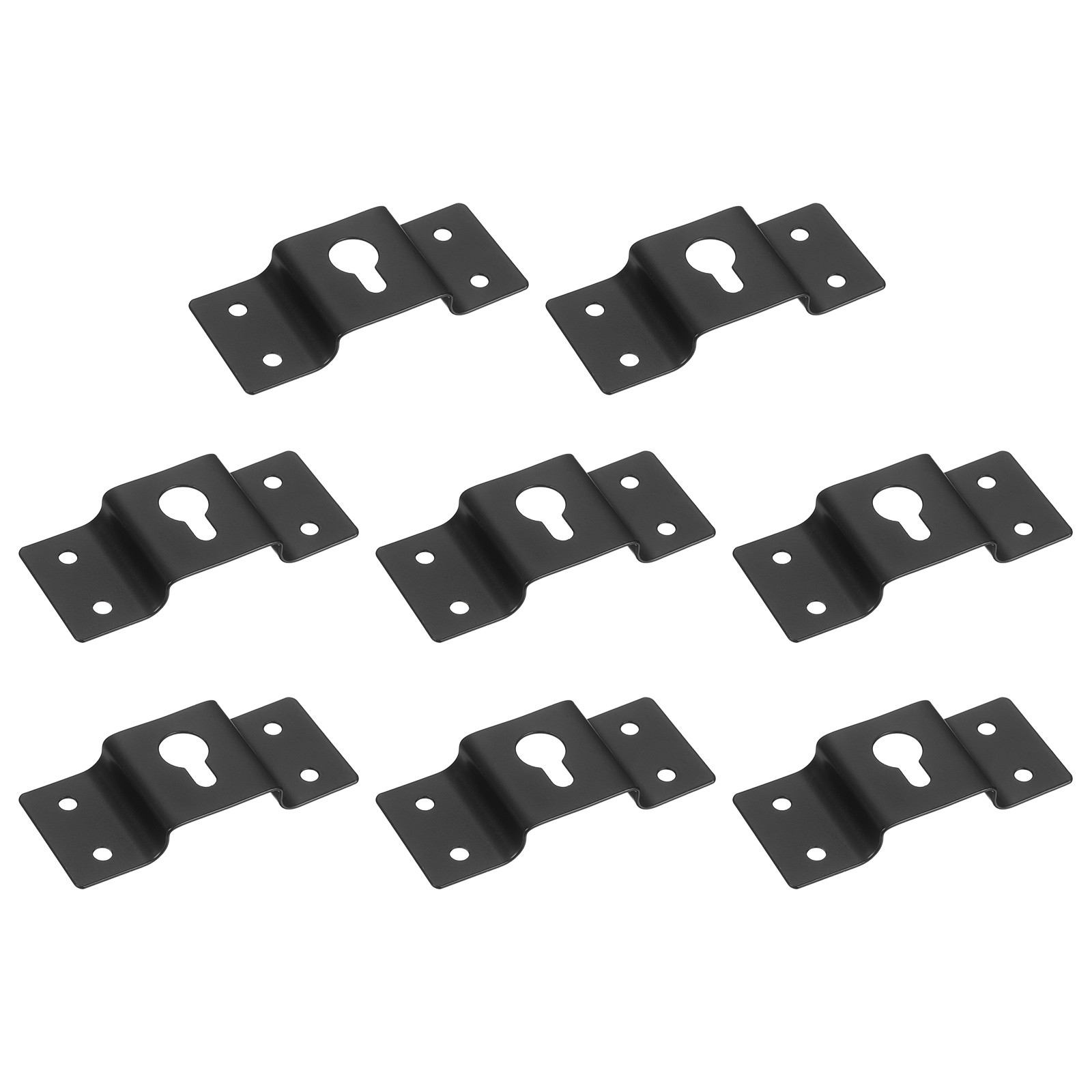 8Pcs Wall-Mounted Speaker Hanging Brackets 2.8 x 1.18 Inch