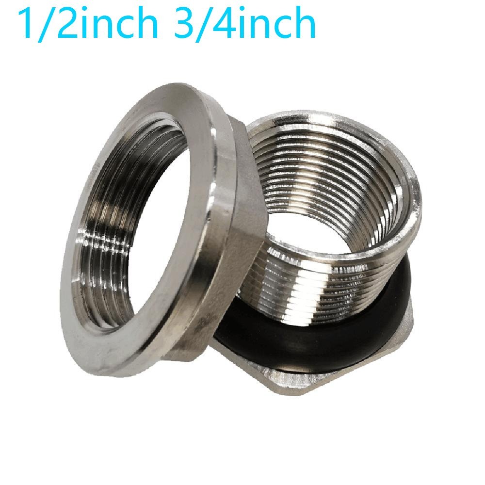 Homebrew Beer 304 Stainless Steel Weldless Tank Fitting 1/2", 3/4" New