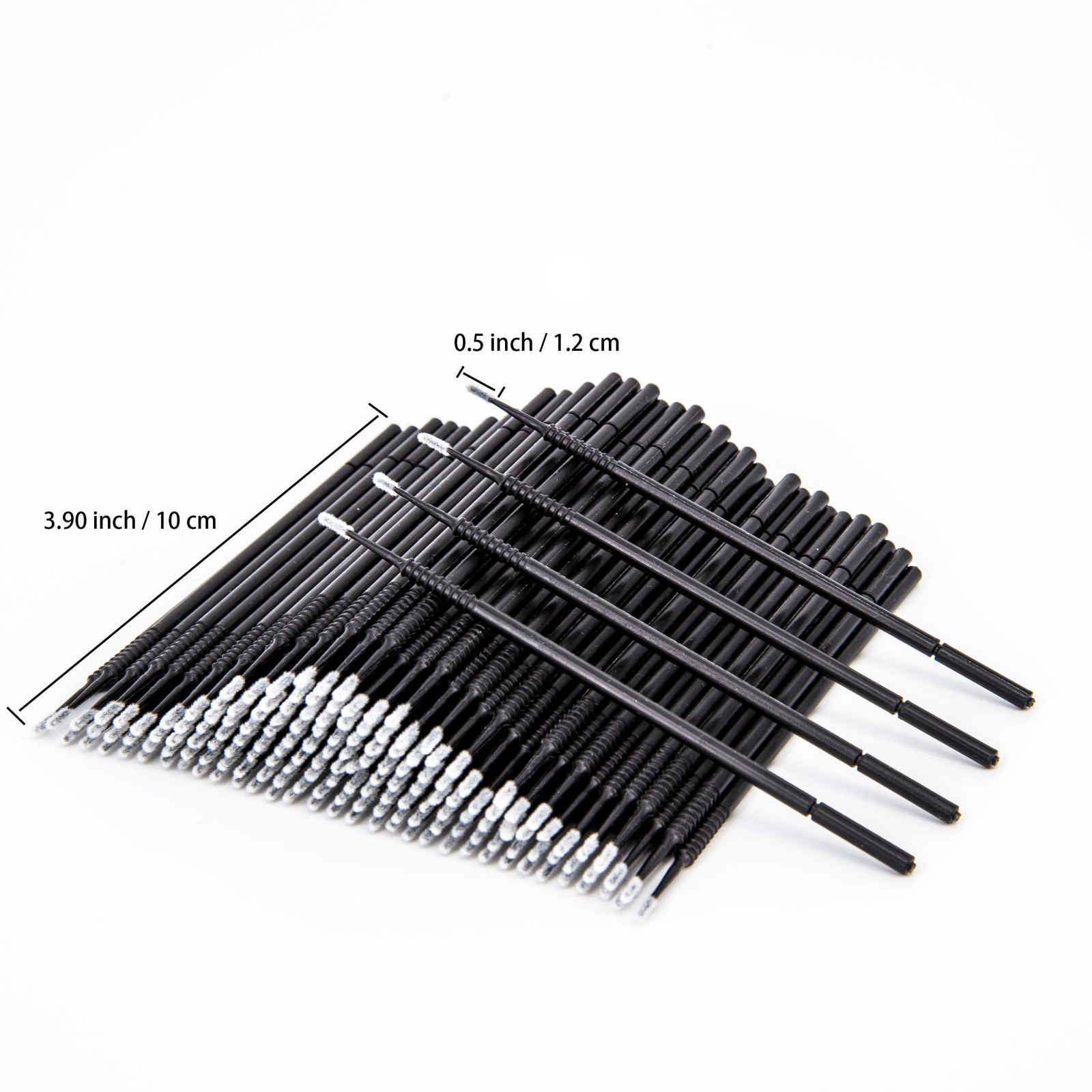i-Laesh 200pcs Micro Brushes - Precision Microswabs 200 pcs, Black-Pro Grip