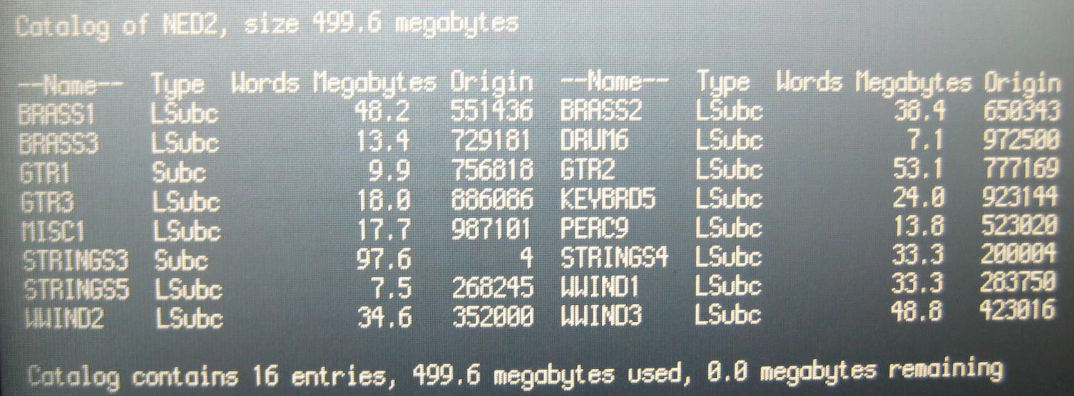 Synclavier Bootable PolySampling SCSI Hard Drive w/OS+Complete NED TimbreLibrary