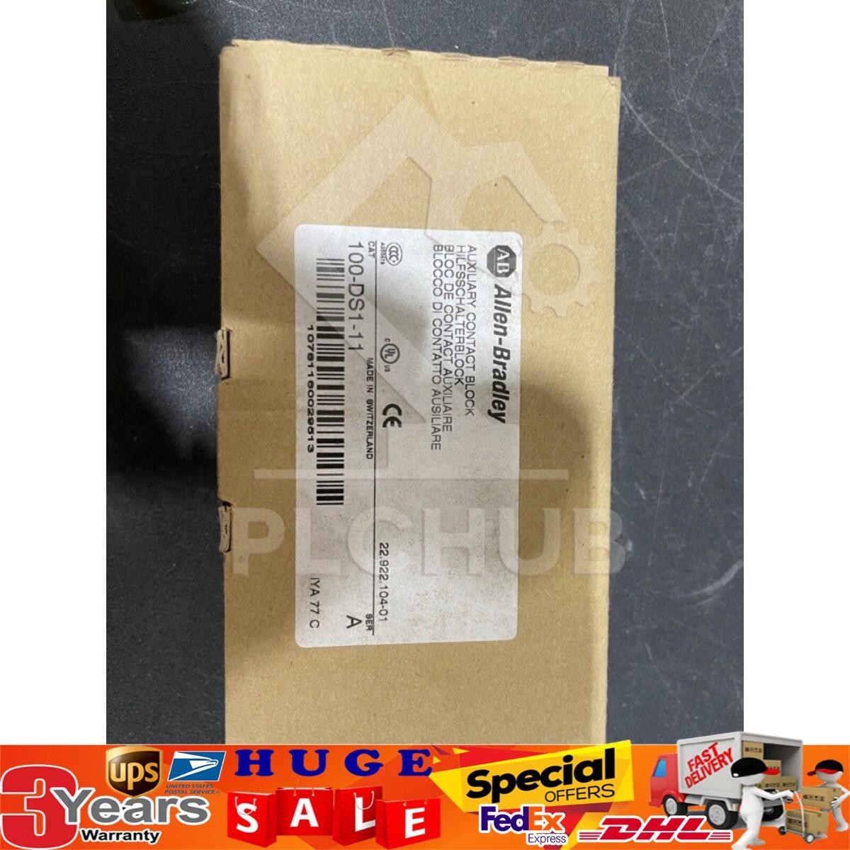 AB 100-DS1-11 Contactor Auxiliary Contact New 100DS111