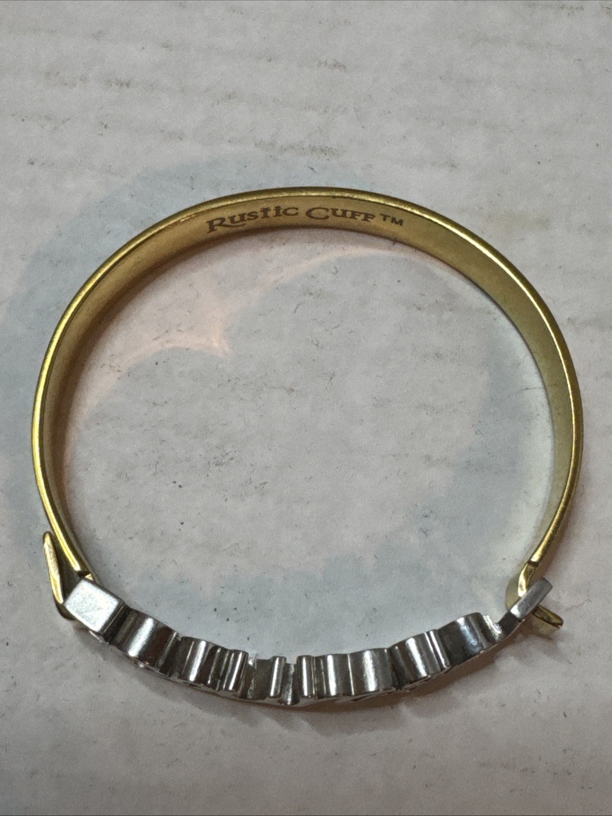 Rustic Cuff Courage Bracelet