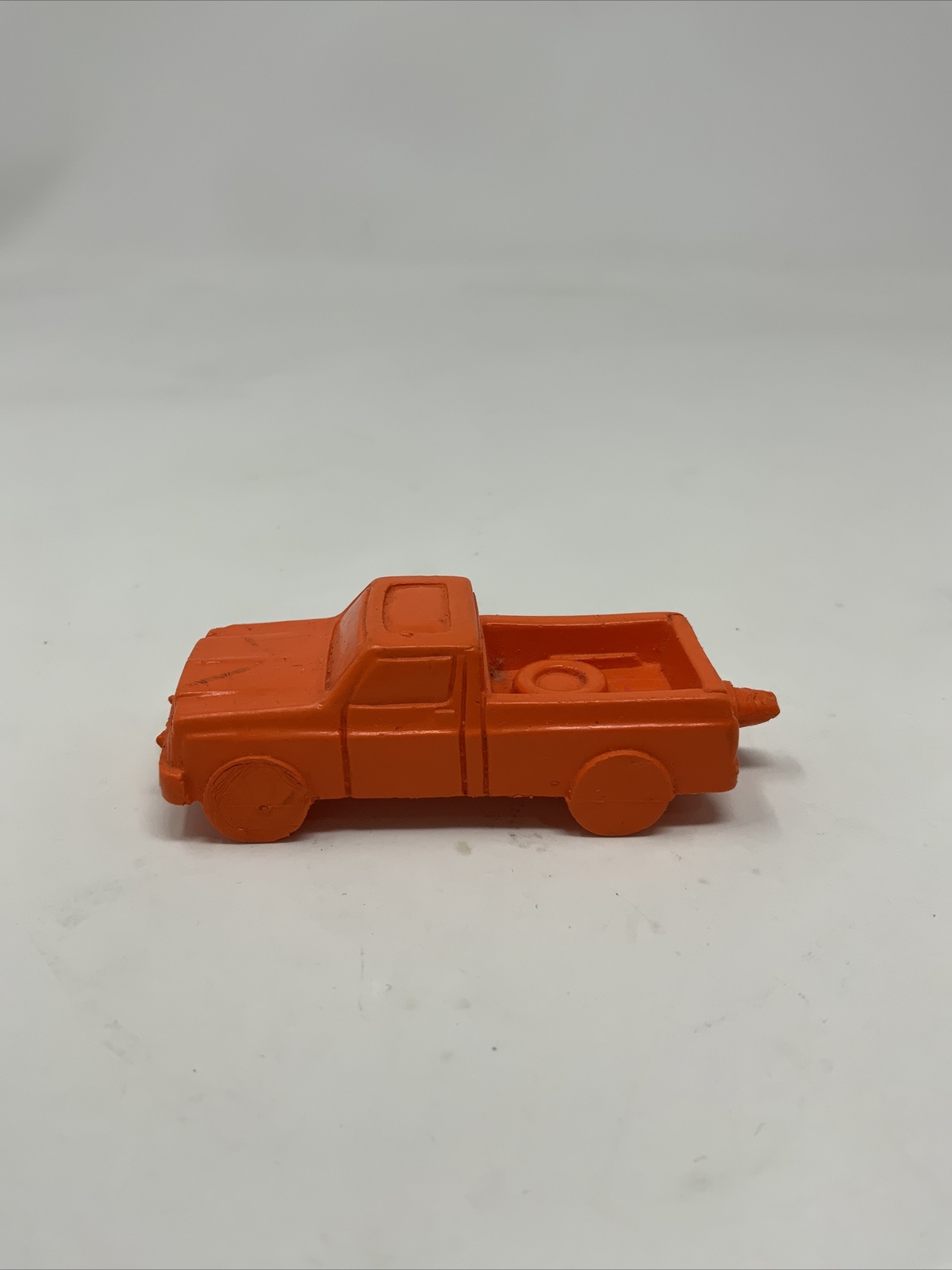 Vintage 1975 Mattel Craft House Hot Wheels Truck Orange Bywayman Crayon