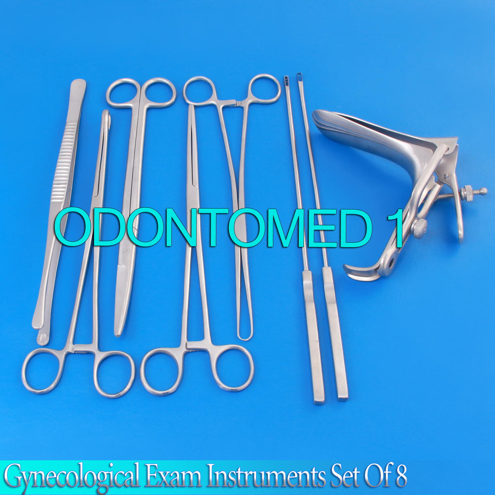 Gynecological Exam Instrument Set Of 8 Surgical Obstetrical Ds-1140