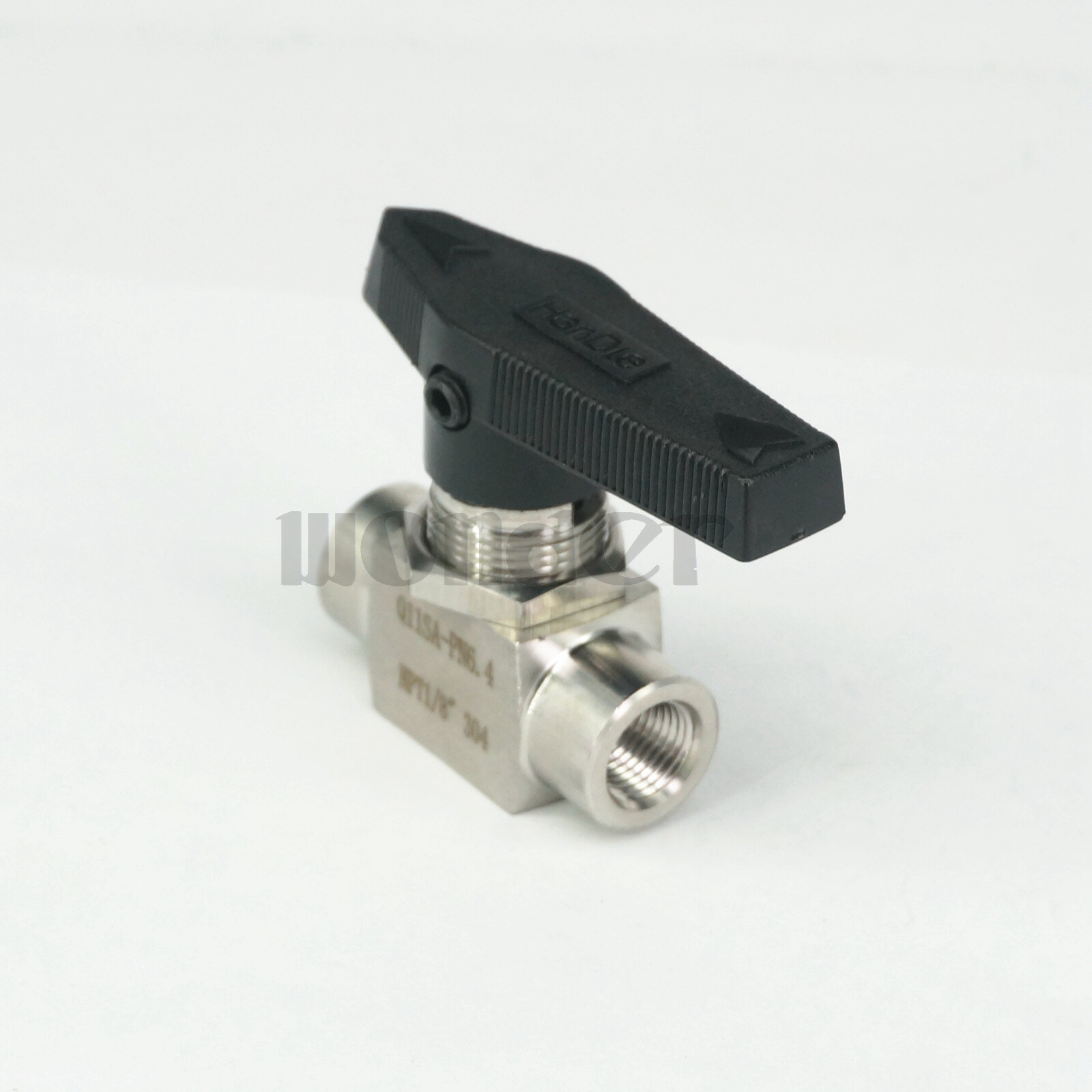 1/8" 1/4" 1/2" NPT Female 304 Stainless Steel Shut Off Ball Valve High Pressure