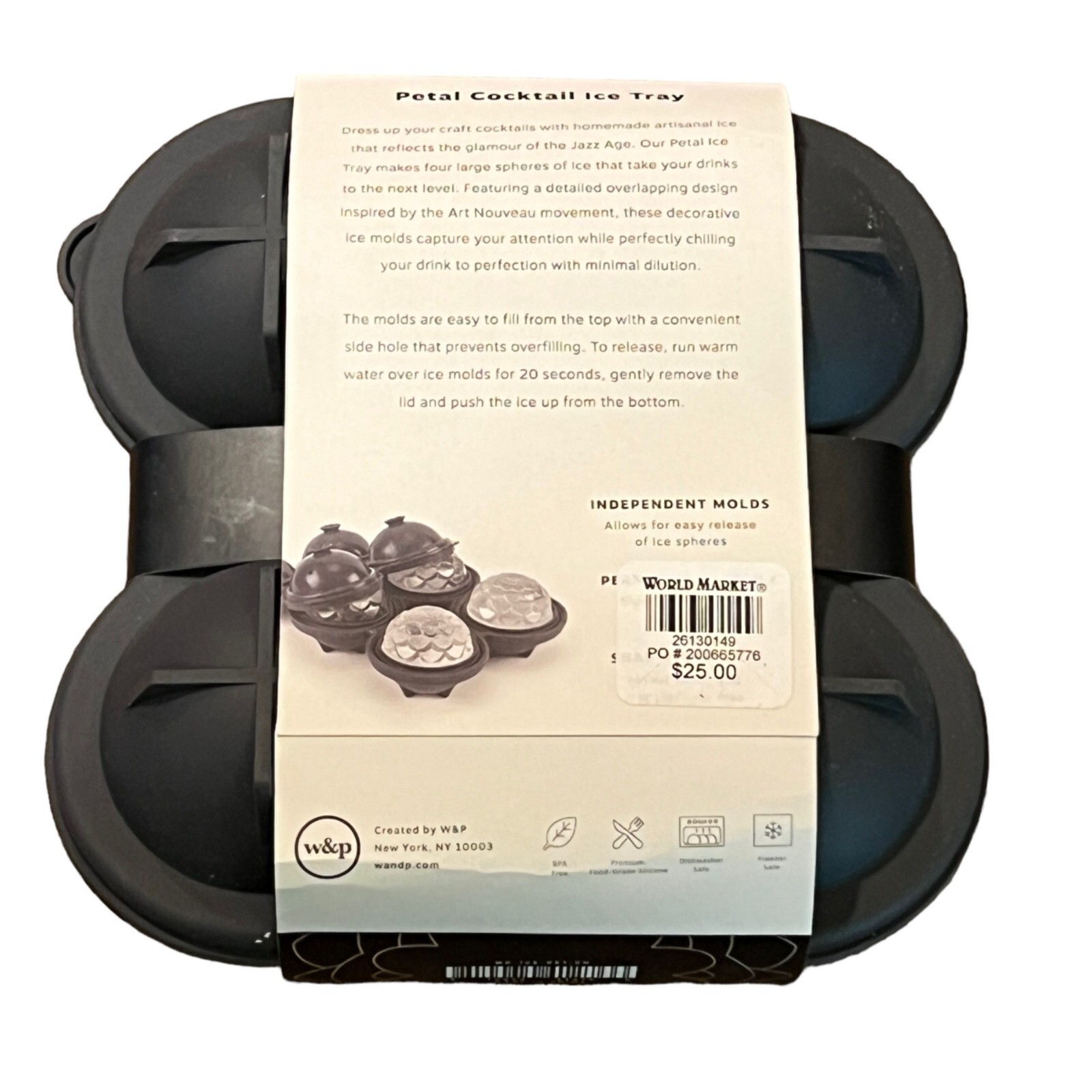 W&P Peak Petal Cocktail Ice Tray