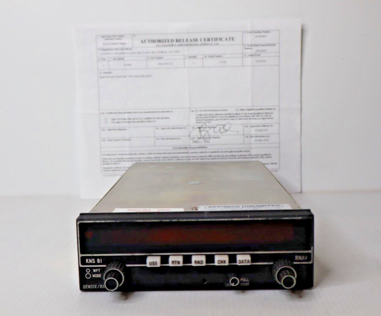 Bendix King KNS 81 Navigation Nav Computer 065-4010-10 with FAA 8130-3 Form