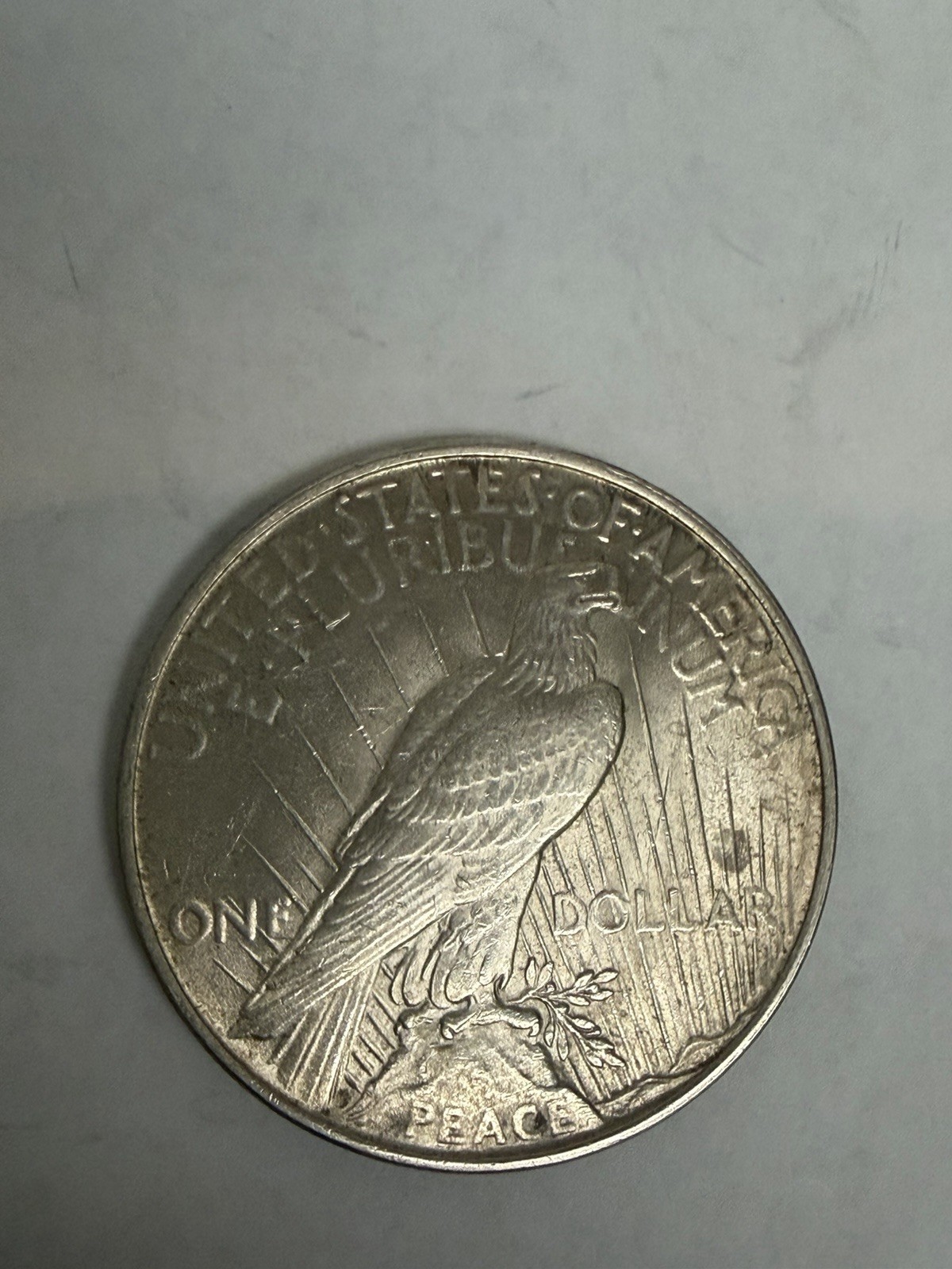 1922 $1 Silver Peace Dollar VG
