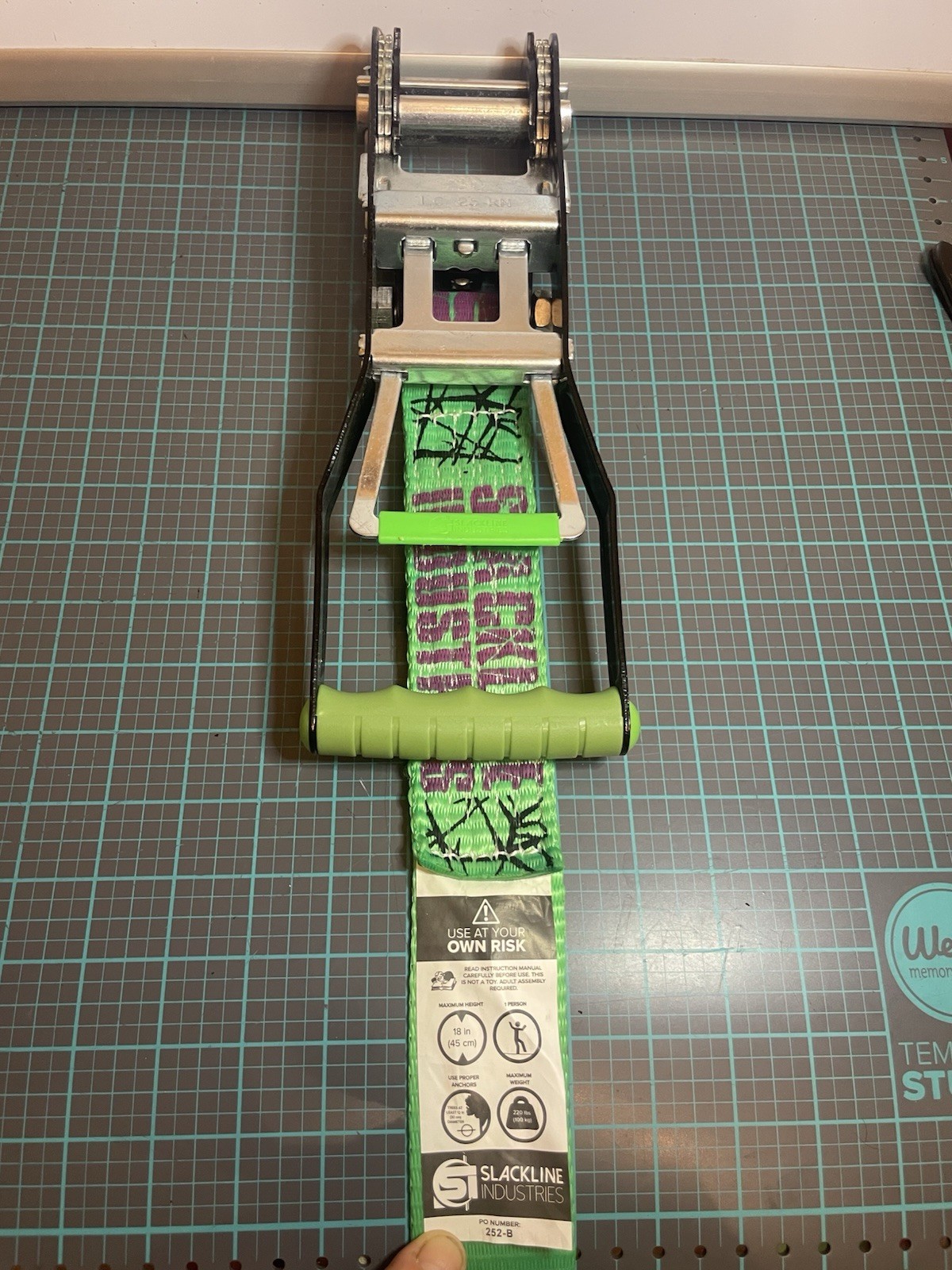 Slack Line Industries Aggro Line High-Performance Slackline Kit Incomplete